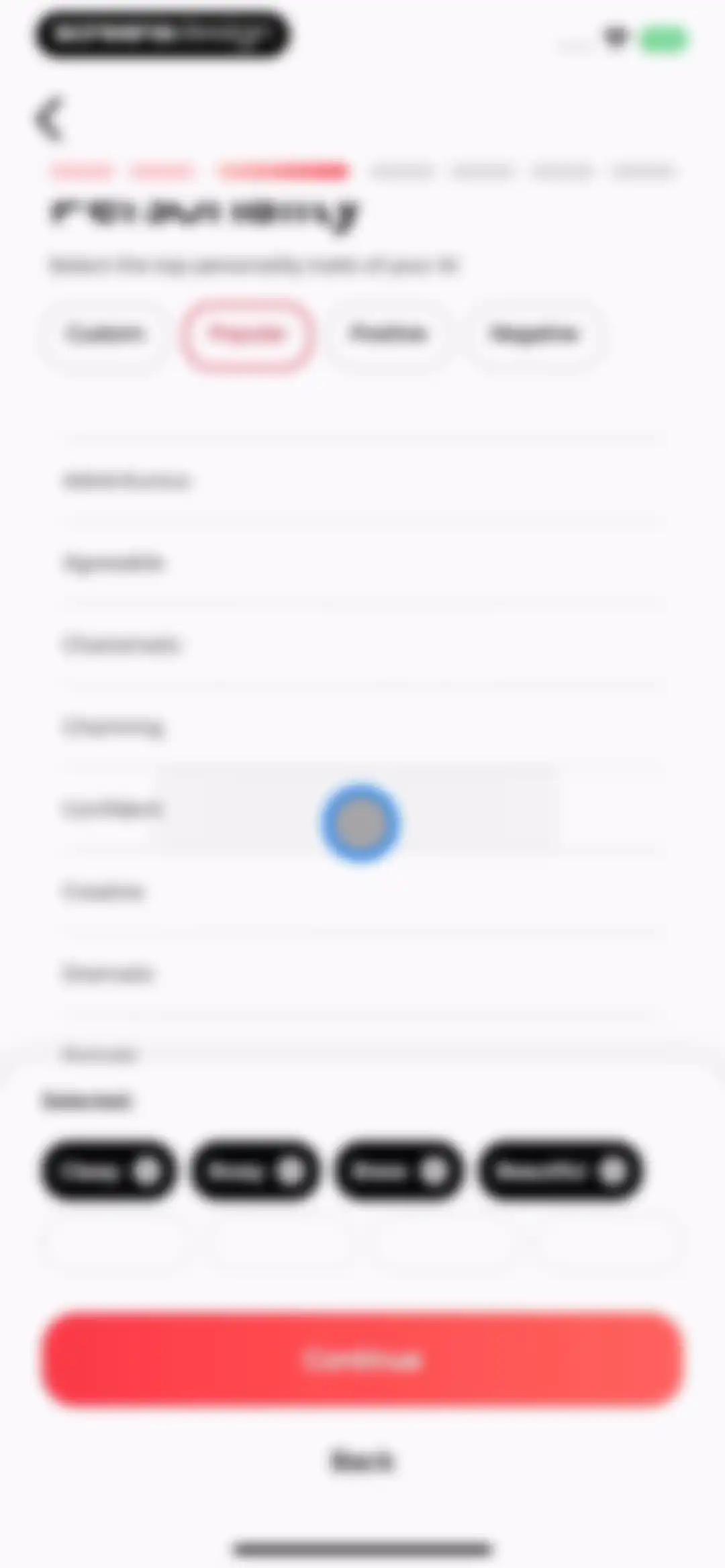 CHAI: Social AI Platform- Chat screen 28