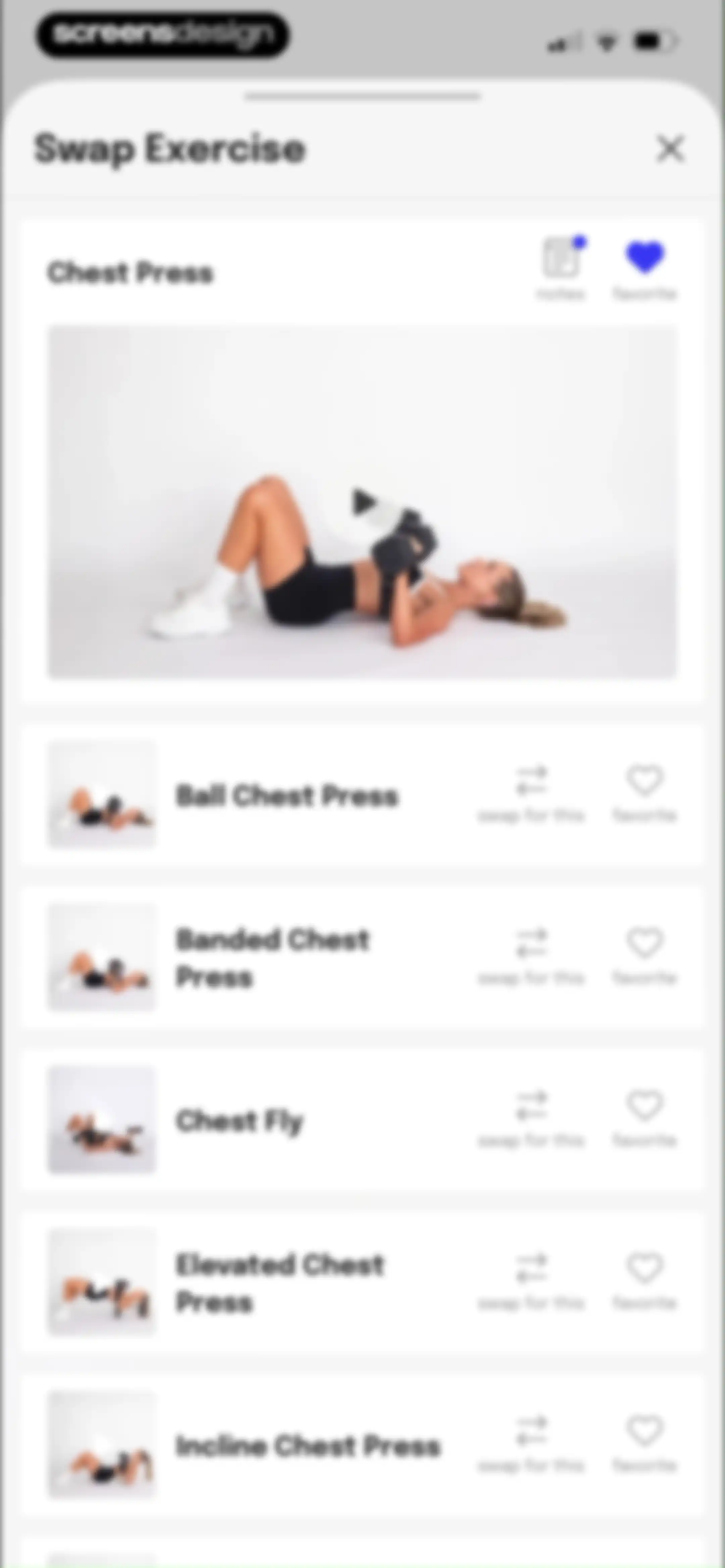 Evlo Fitness screen 25