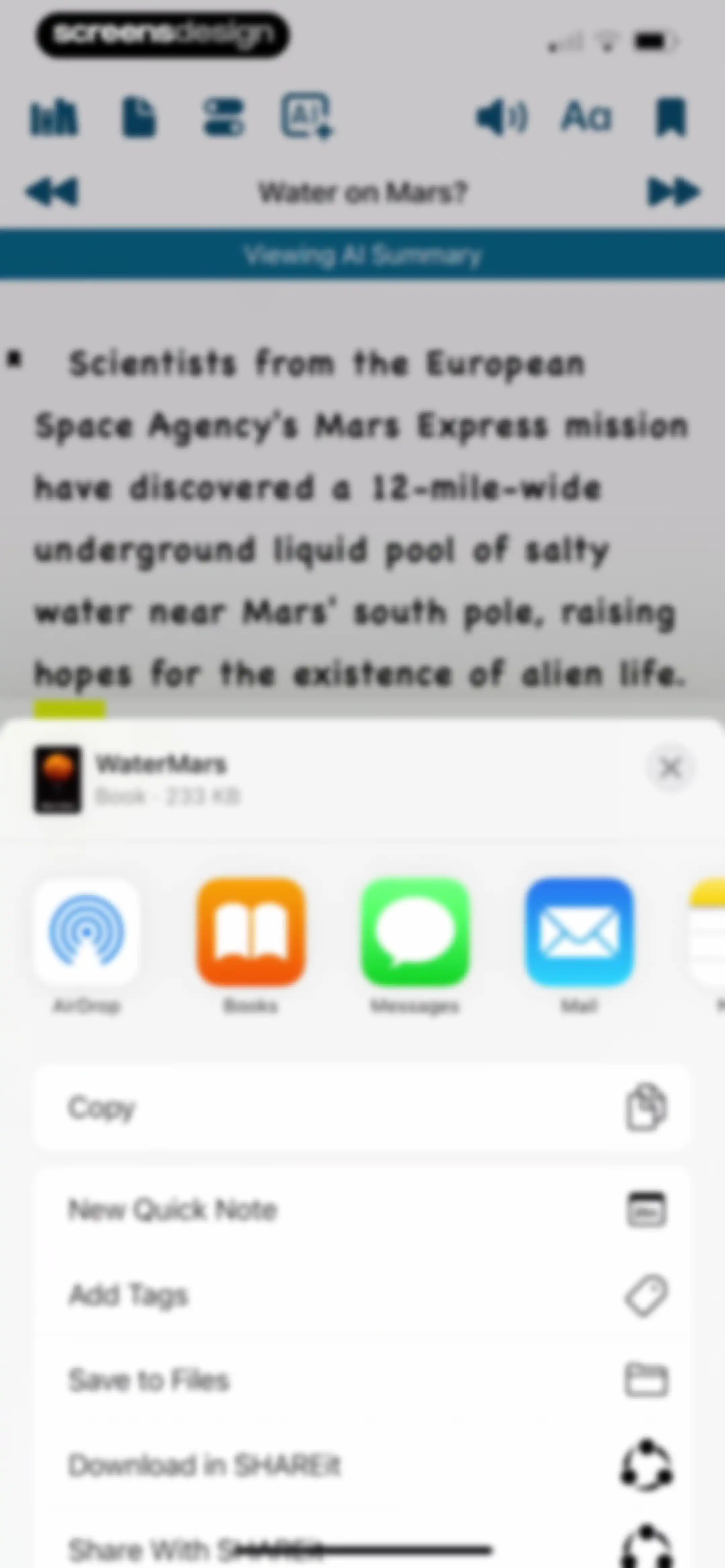 Voice Dream - Natural Reader screen 61