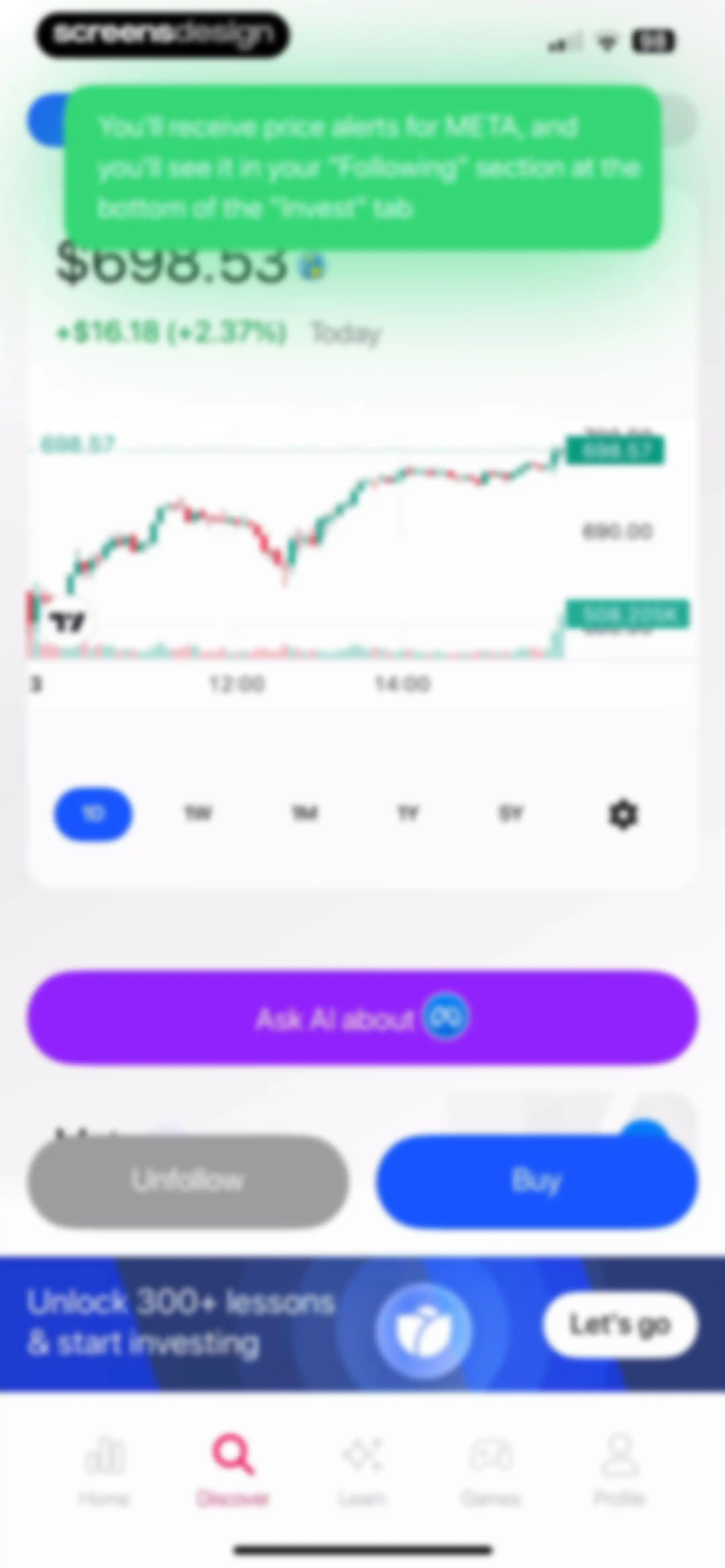 Bloom: Learn to Invest screen 127