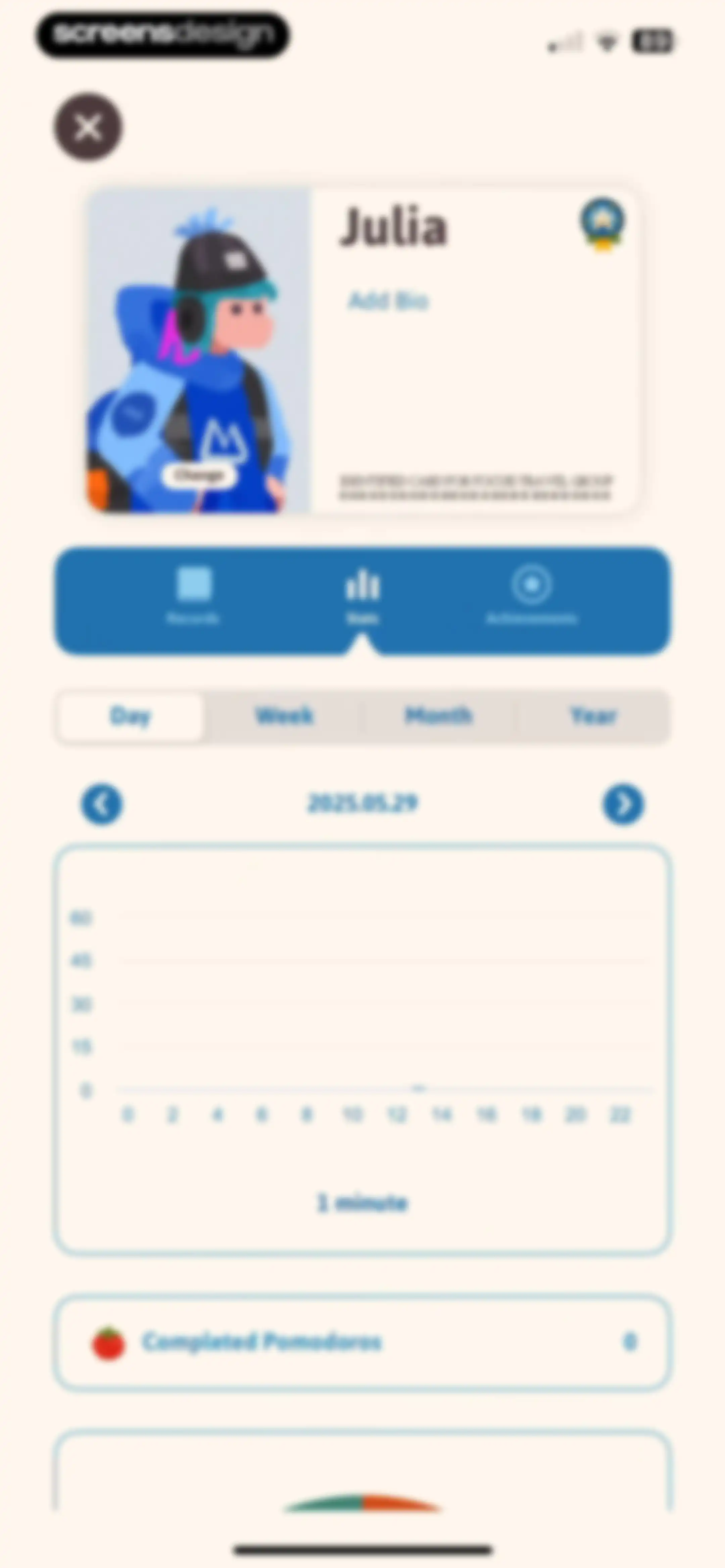 Focus Traveller - Flow Timer screen 68