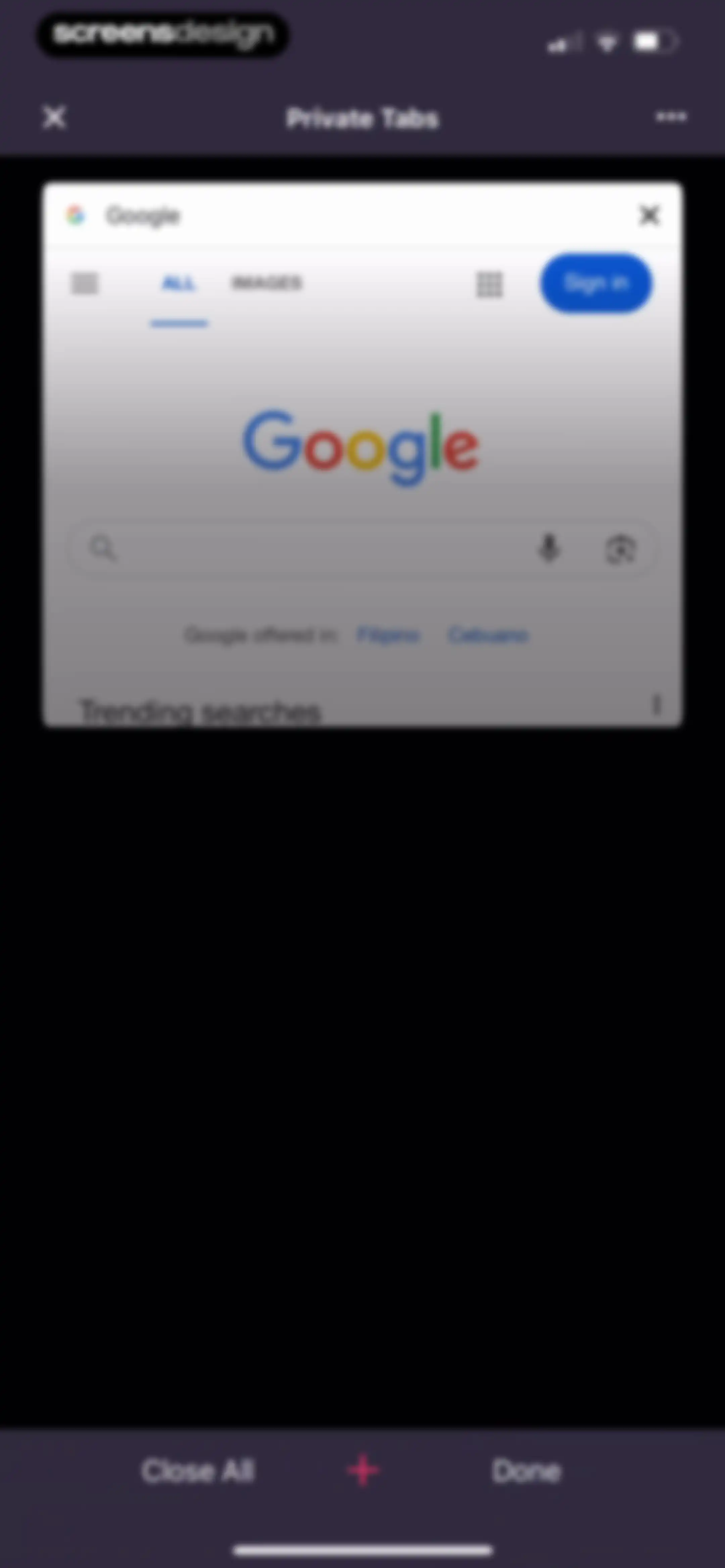 Opera: AI browser with VPN screen 101