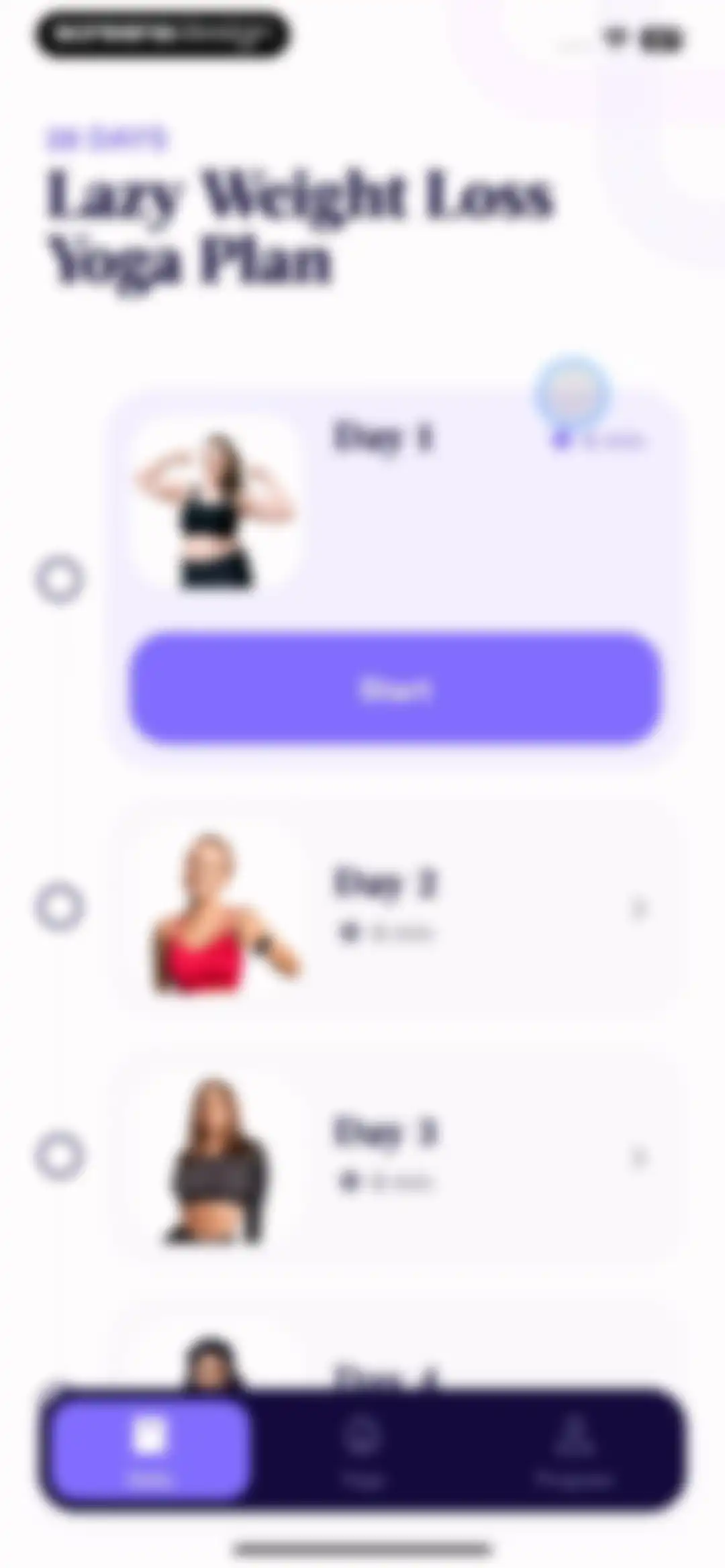 Light: Chair Yoga Plan screen 28