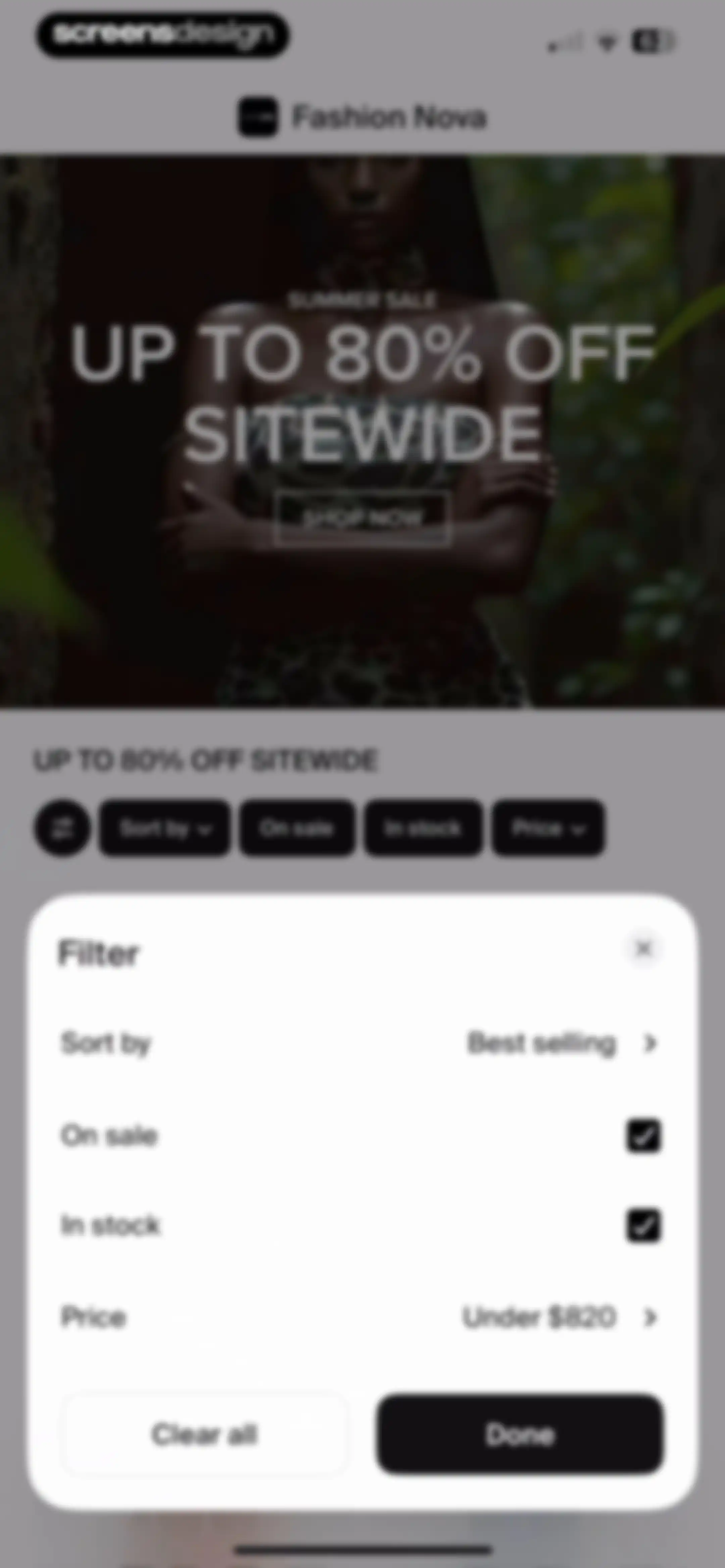 Shop: All your favorite brands screen 72