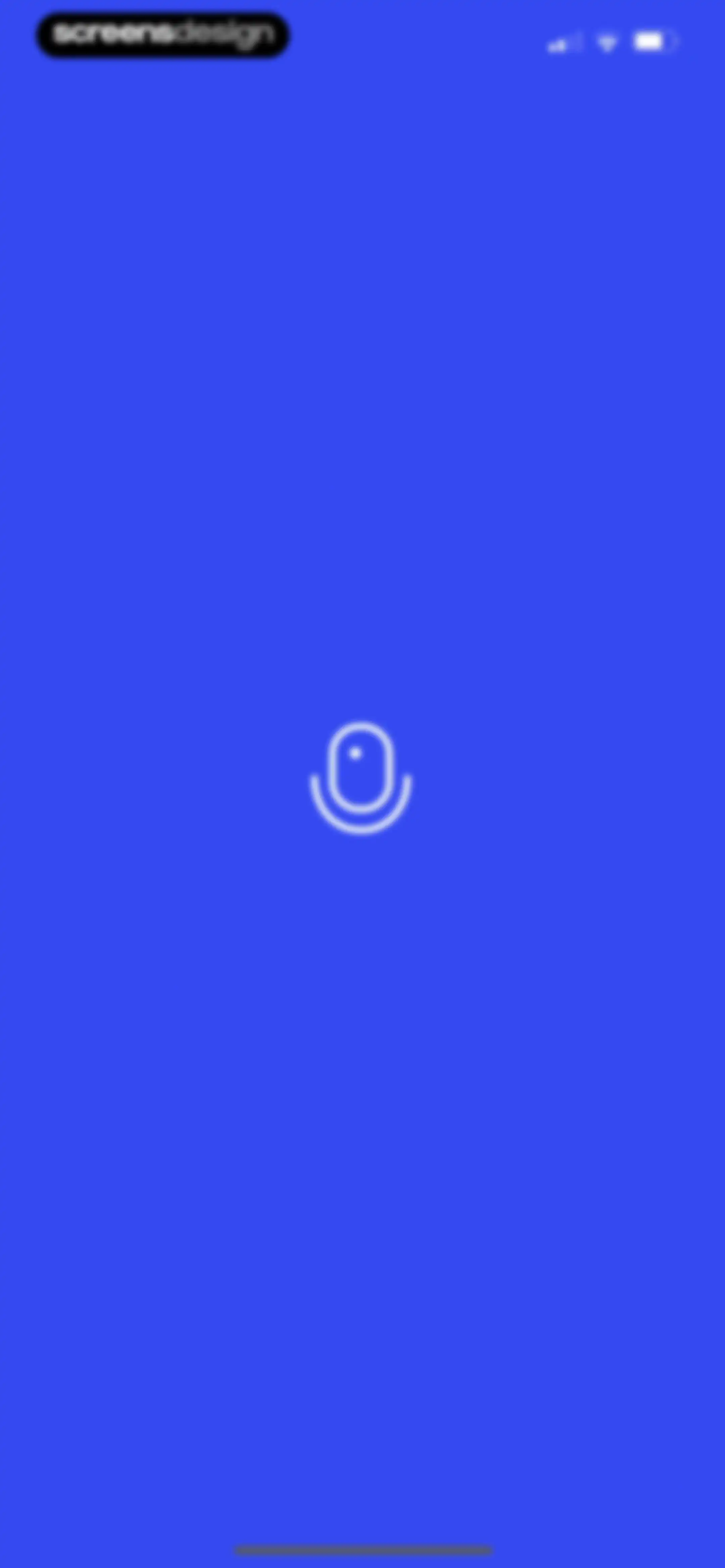 Podcast App screen 1