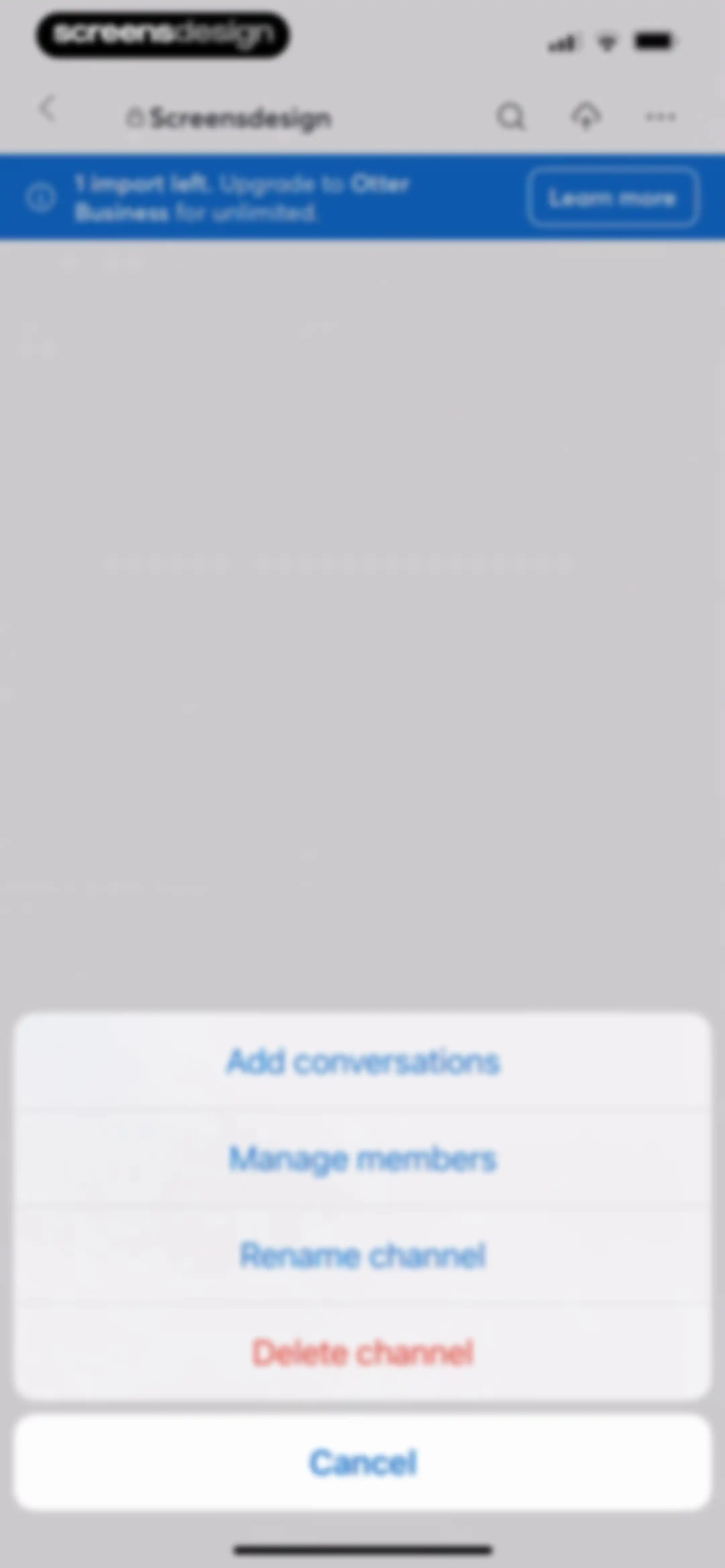 Otter Transcribe Voice Notes screen 101