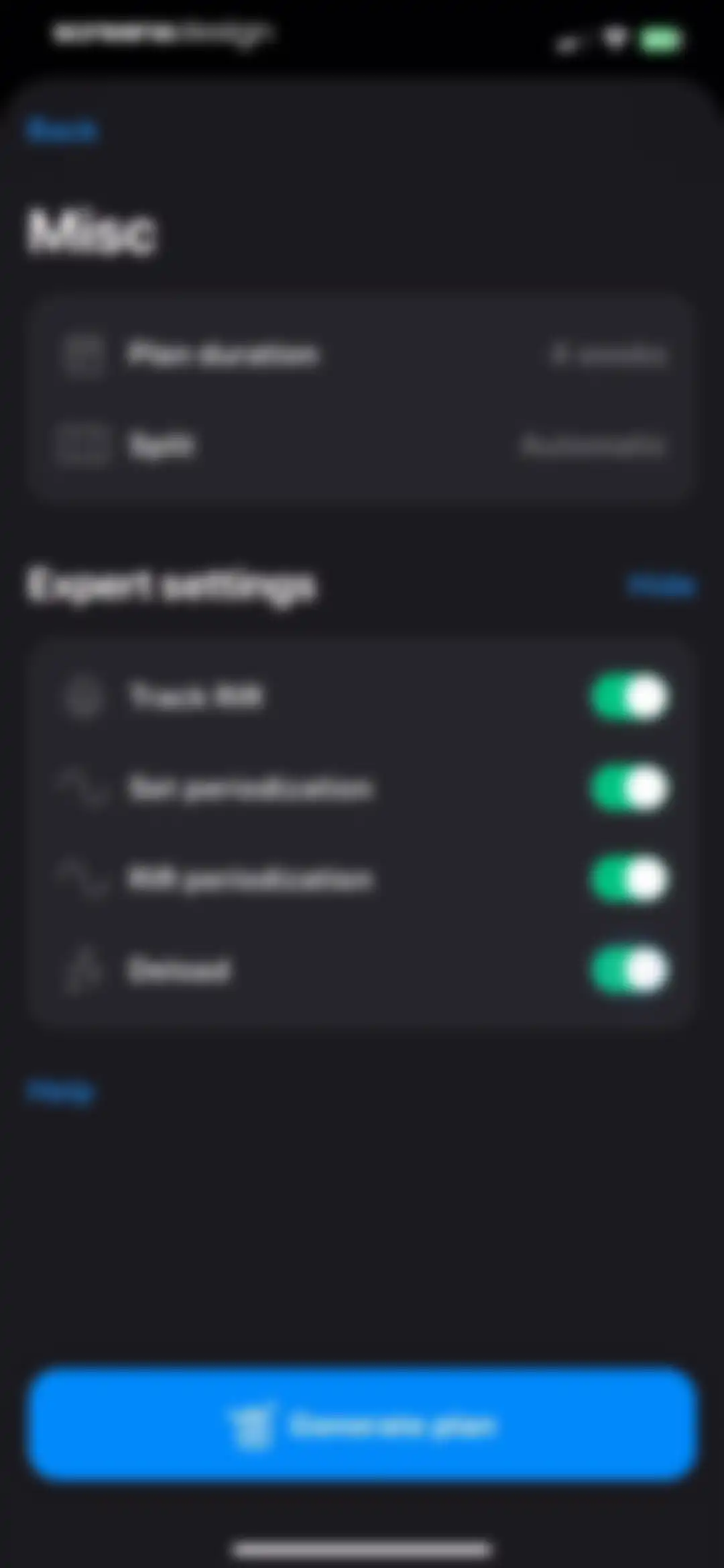 Gym Workout Alpha Progression screen 25