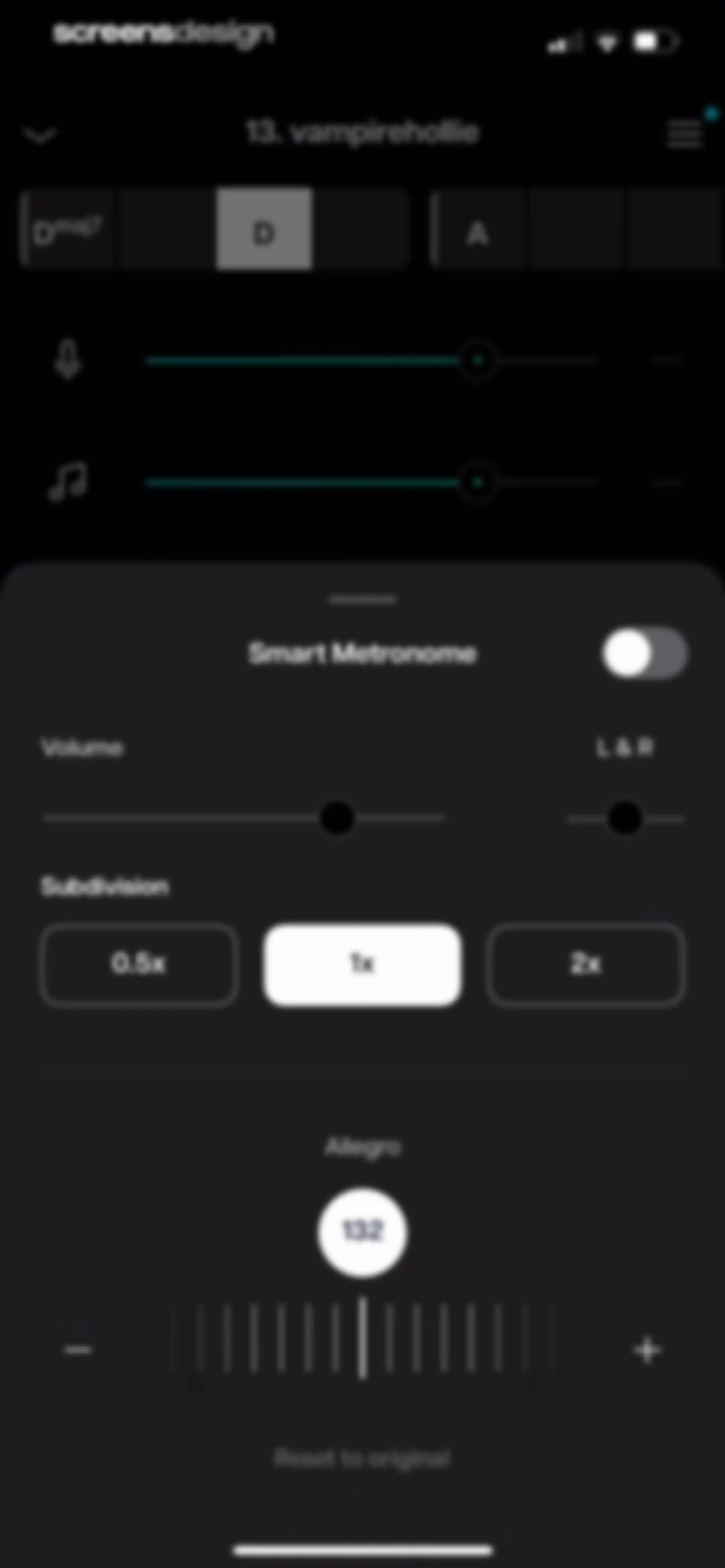 Moises: The Musician's App screen 25