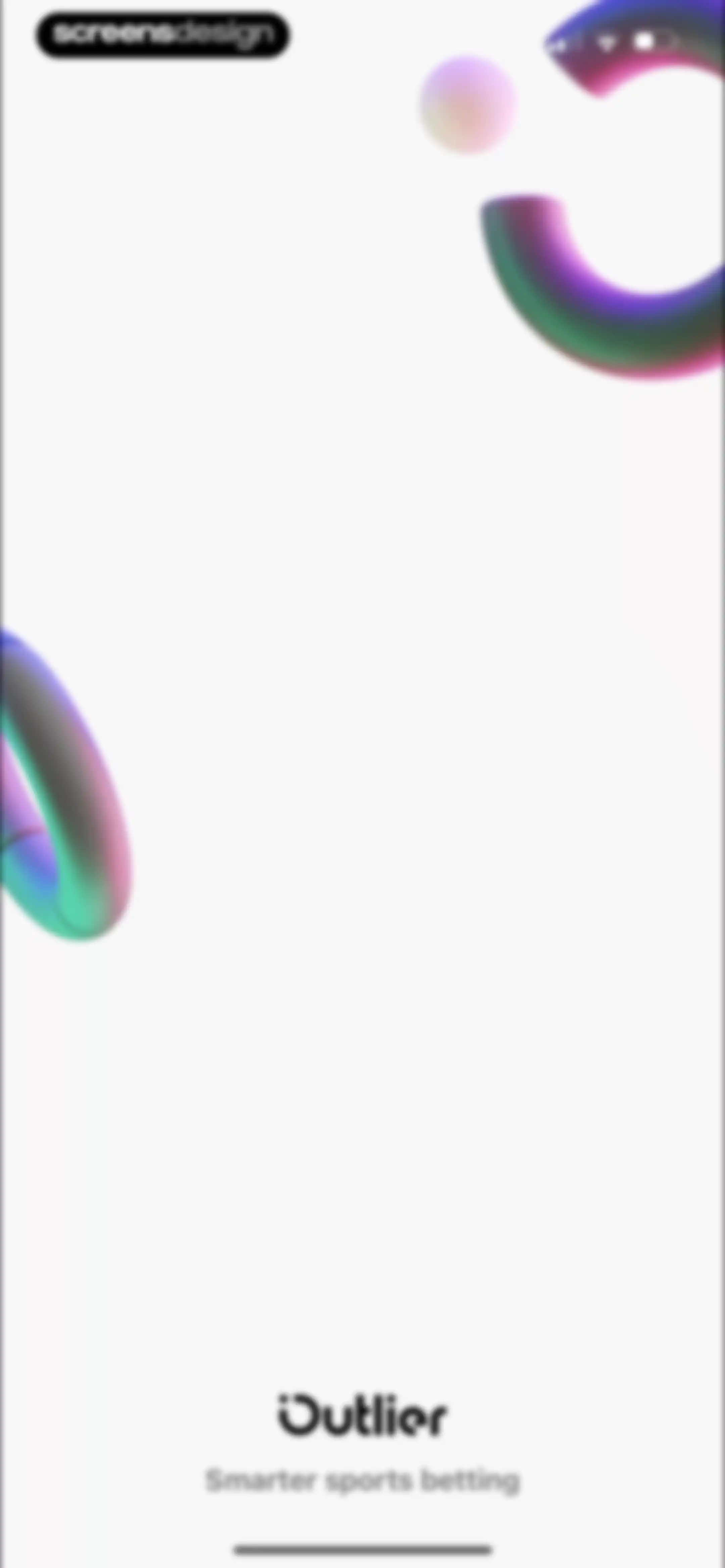 Outlier: Smart Sports Betting screen 1
