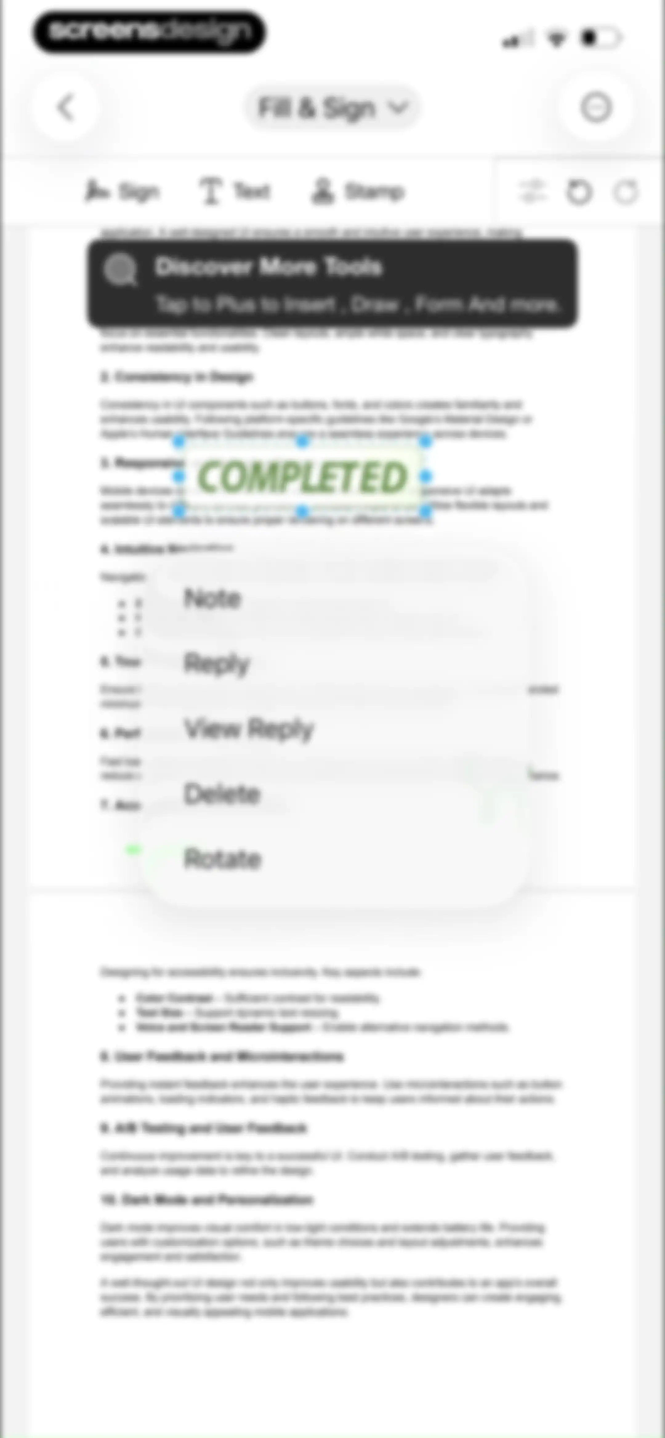 PDF Editor: Read, Scan & Sign screen 33