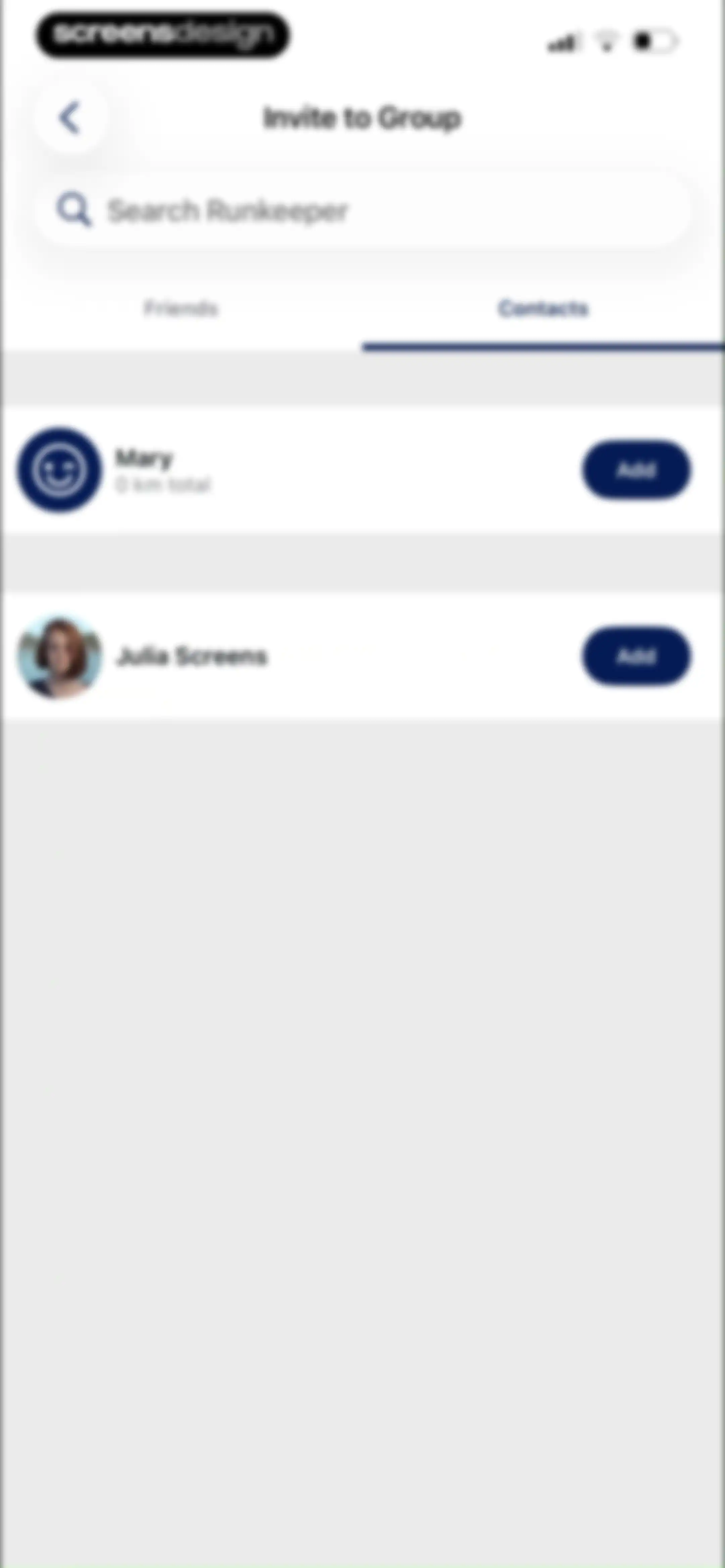ASICS Runkeeper—Run Tracker screen 174