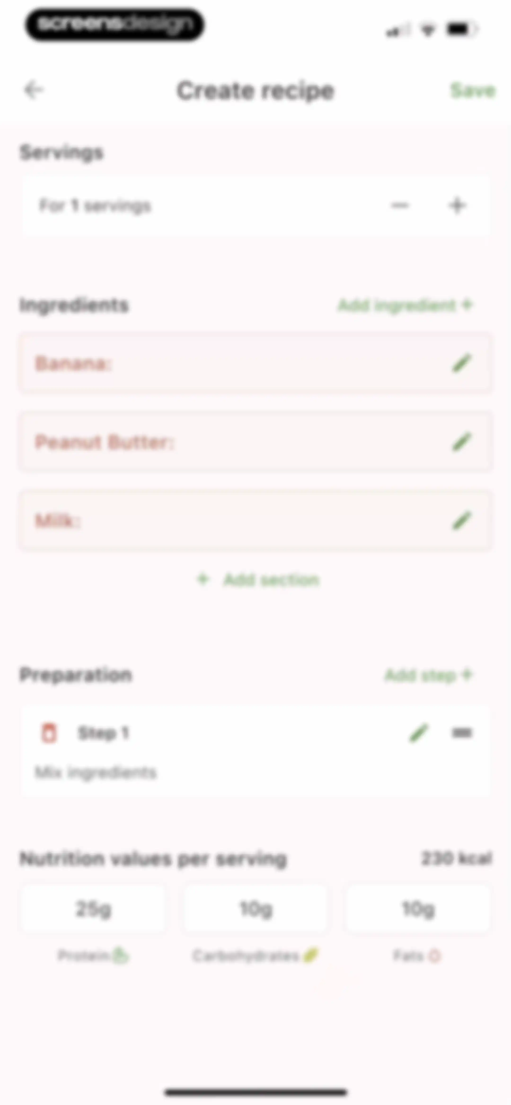 All My Meals - Keep Recipes screen 37