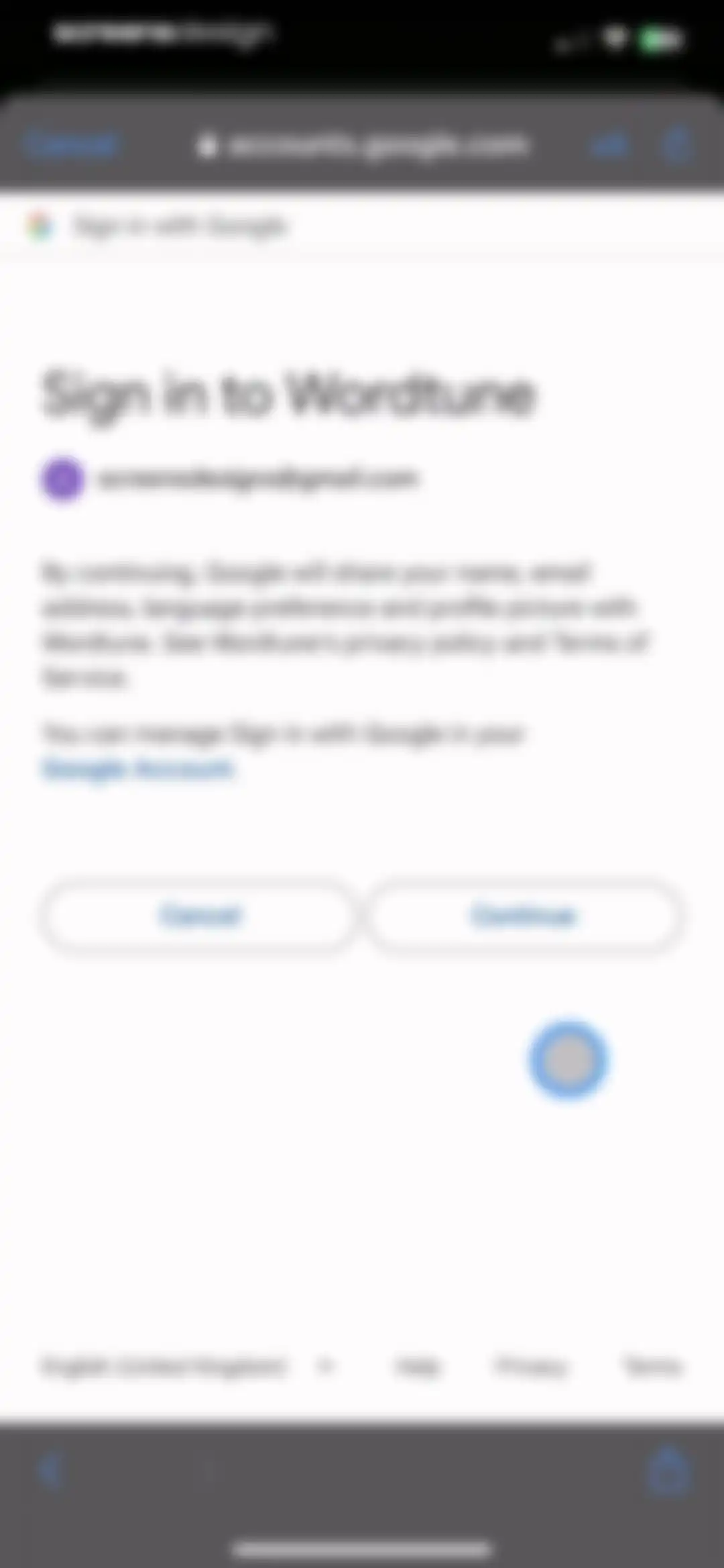 Wordtune: AI Writing Keyboard screen 7