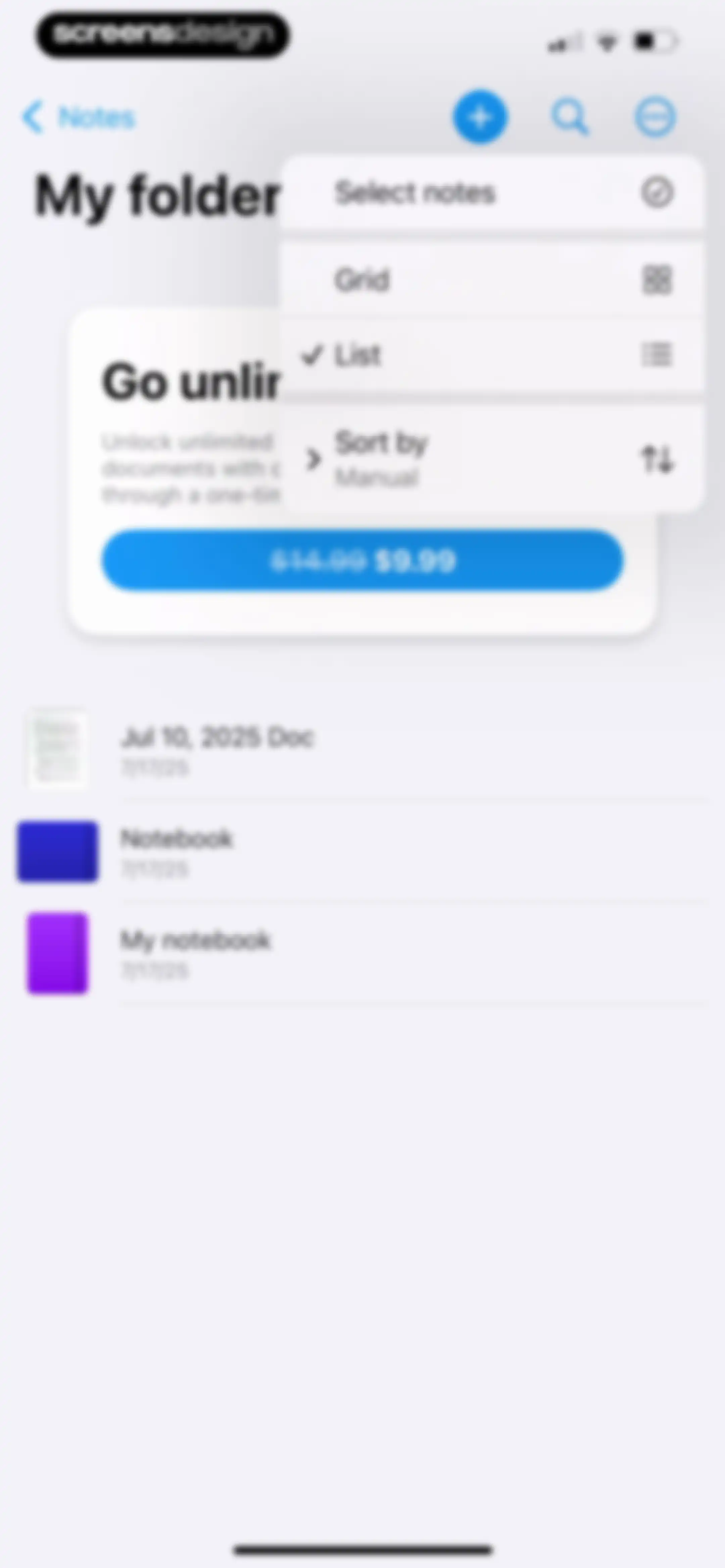 MyScript Notes: AI Handwriting screen 65