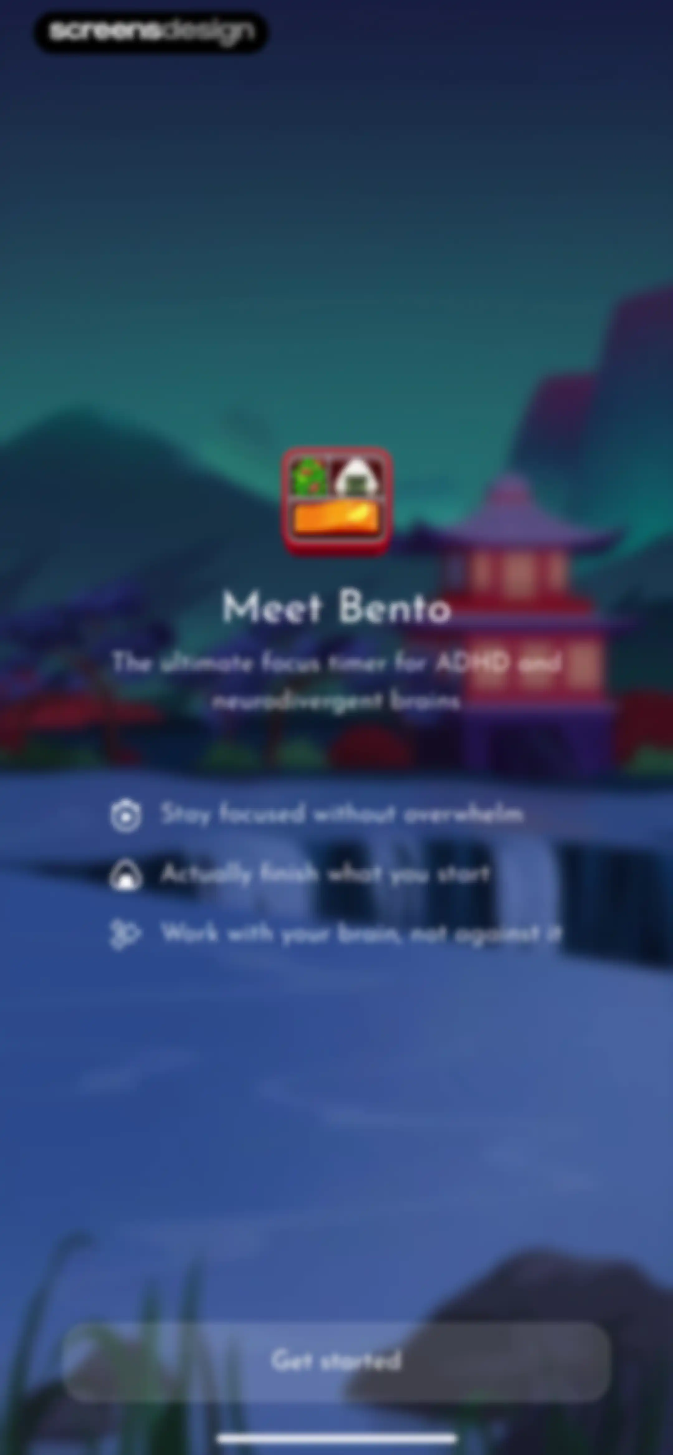 Bento: Calm Focus Timer screen 1
