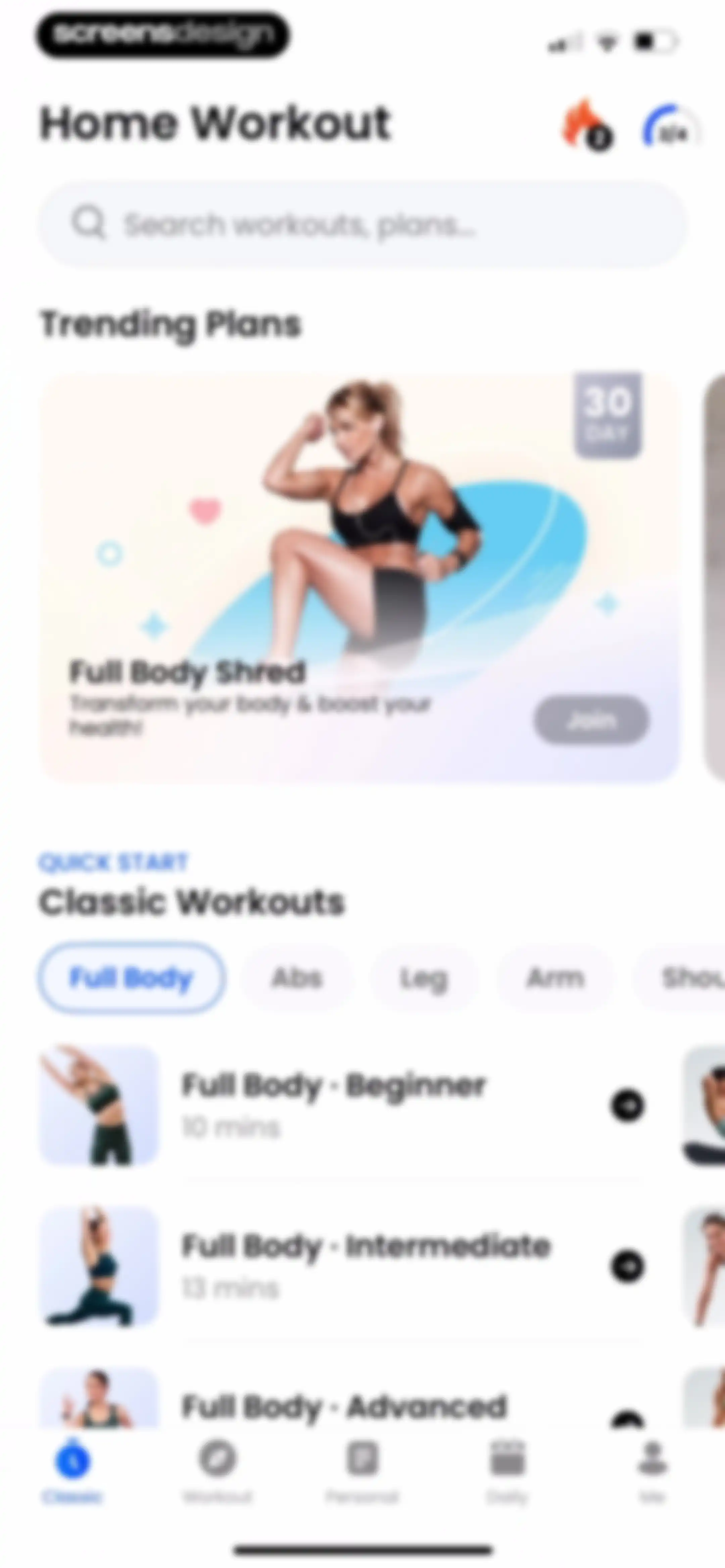 Home Workout - No Equipments screen 214