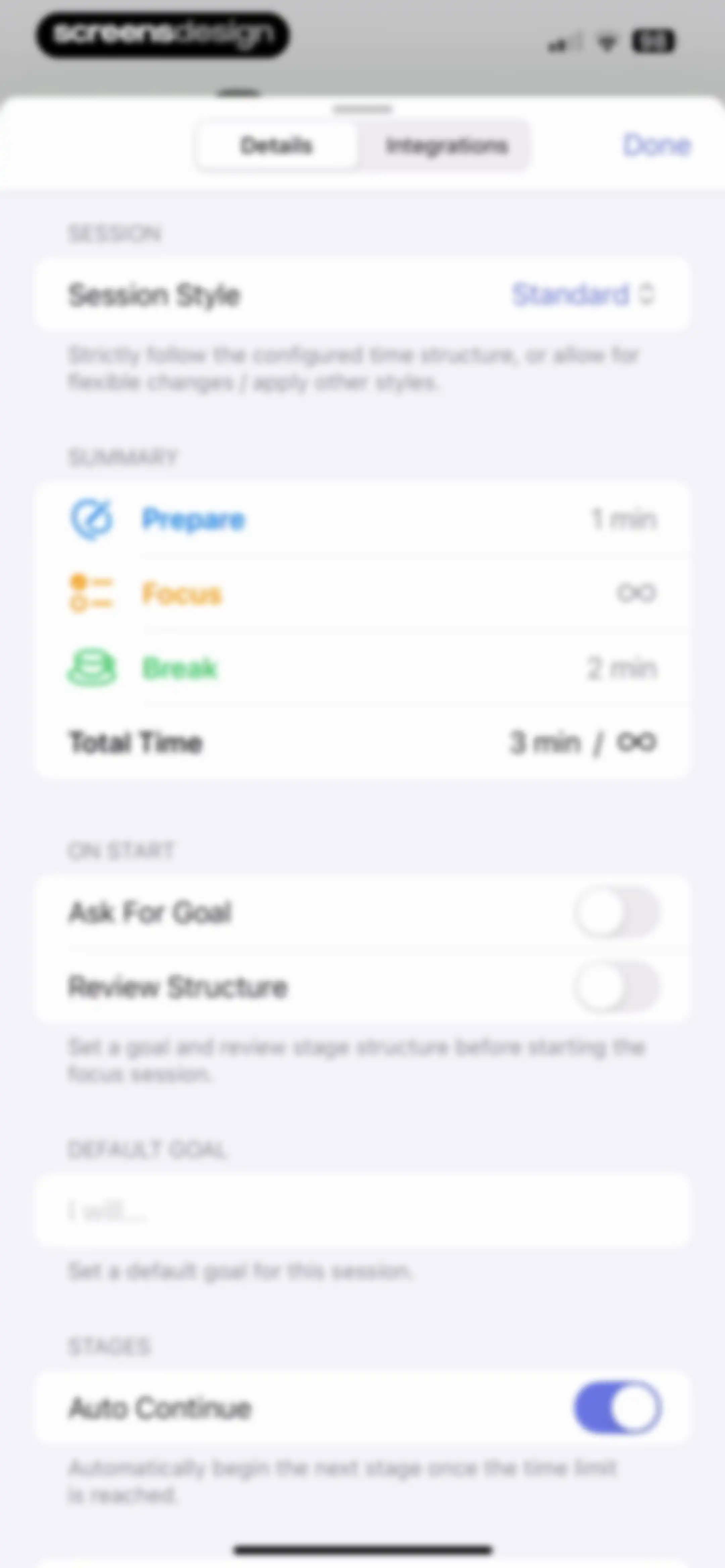 Focused Work - Pomodoro Timer screen 71