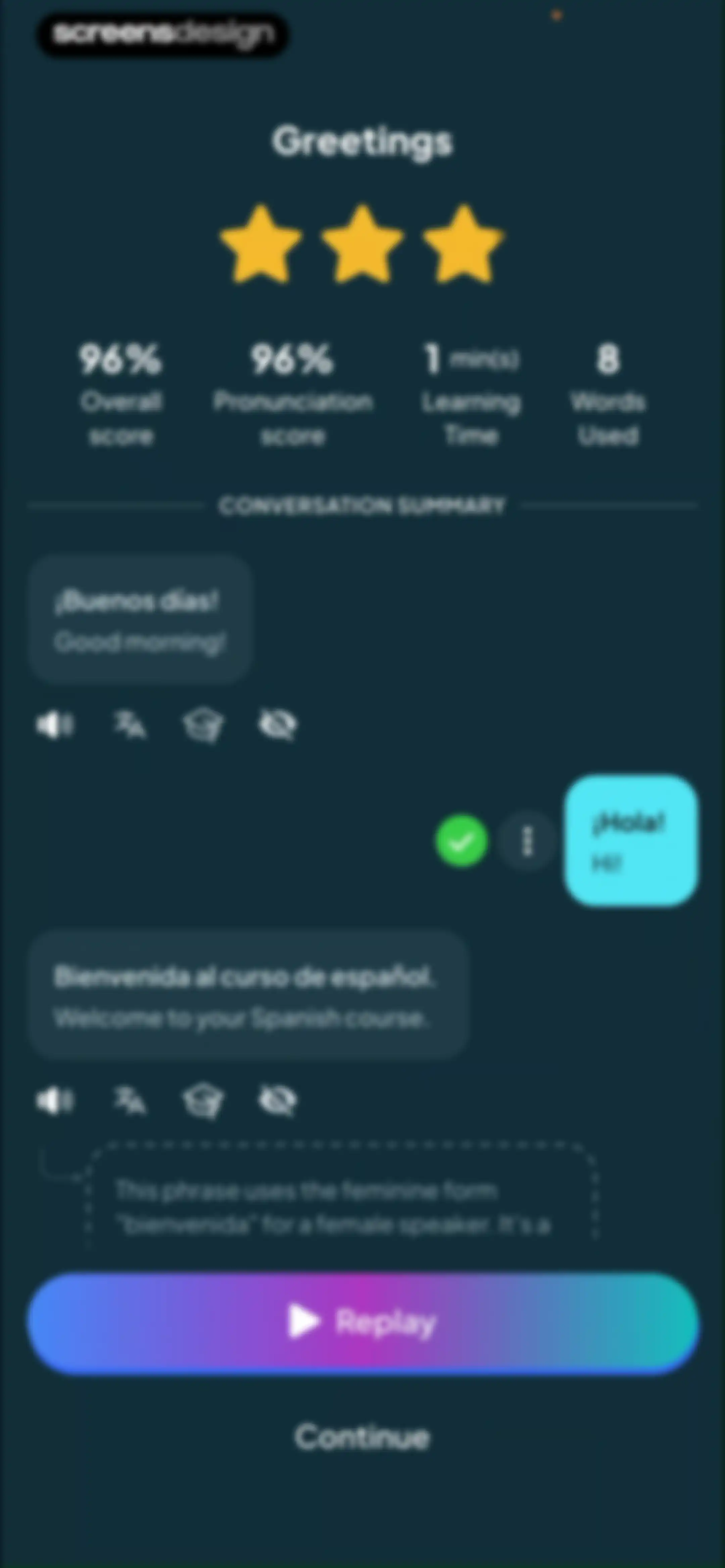 Jumpspeak | Language Learning screen 115