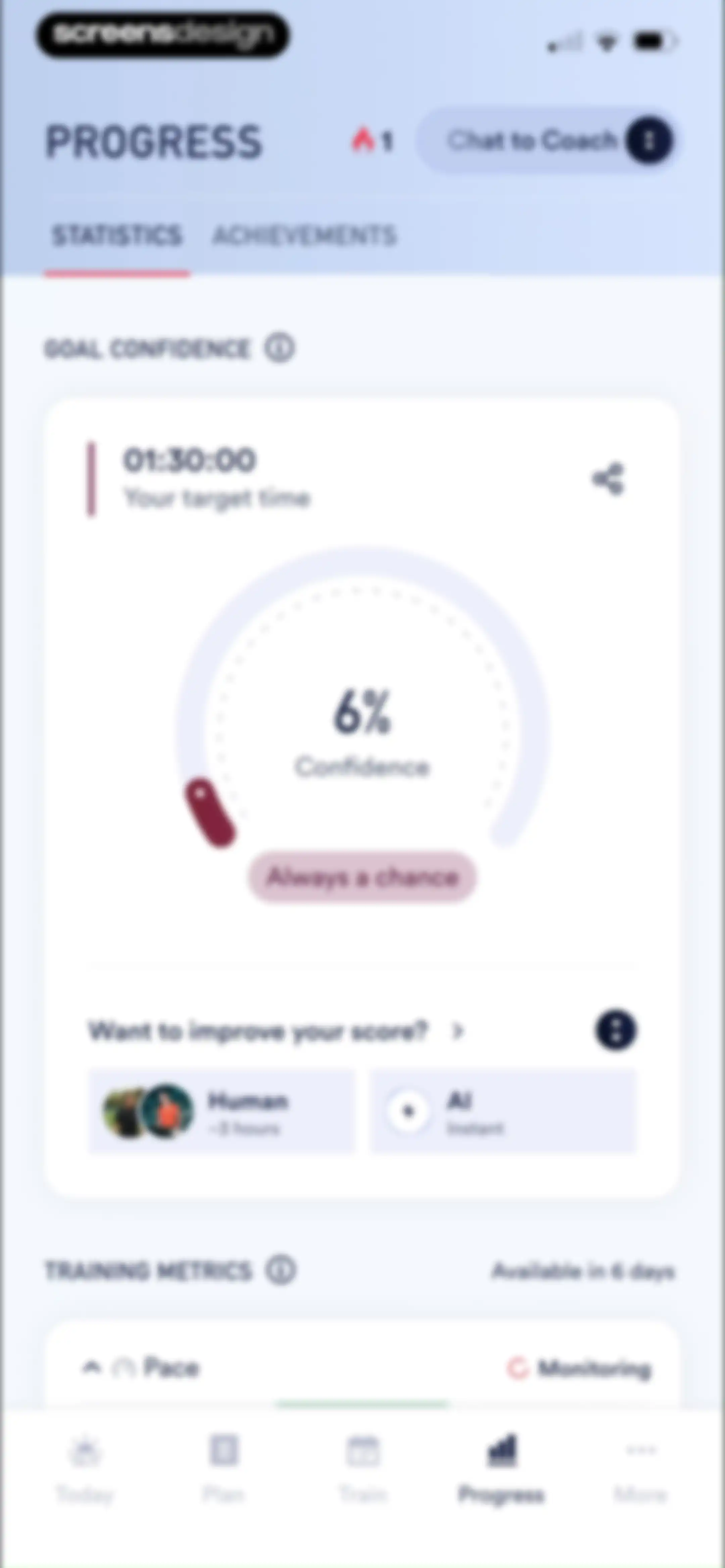 Coopah: The Run Coaching App screen 144
