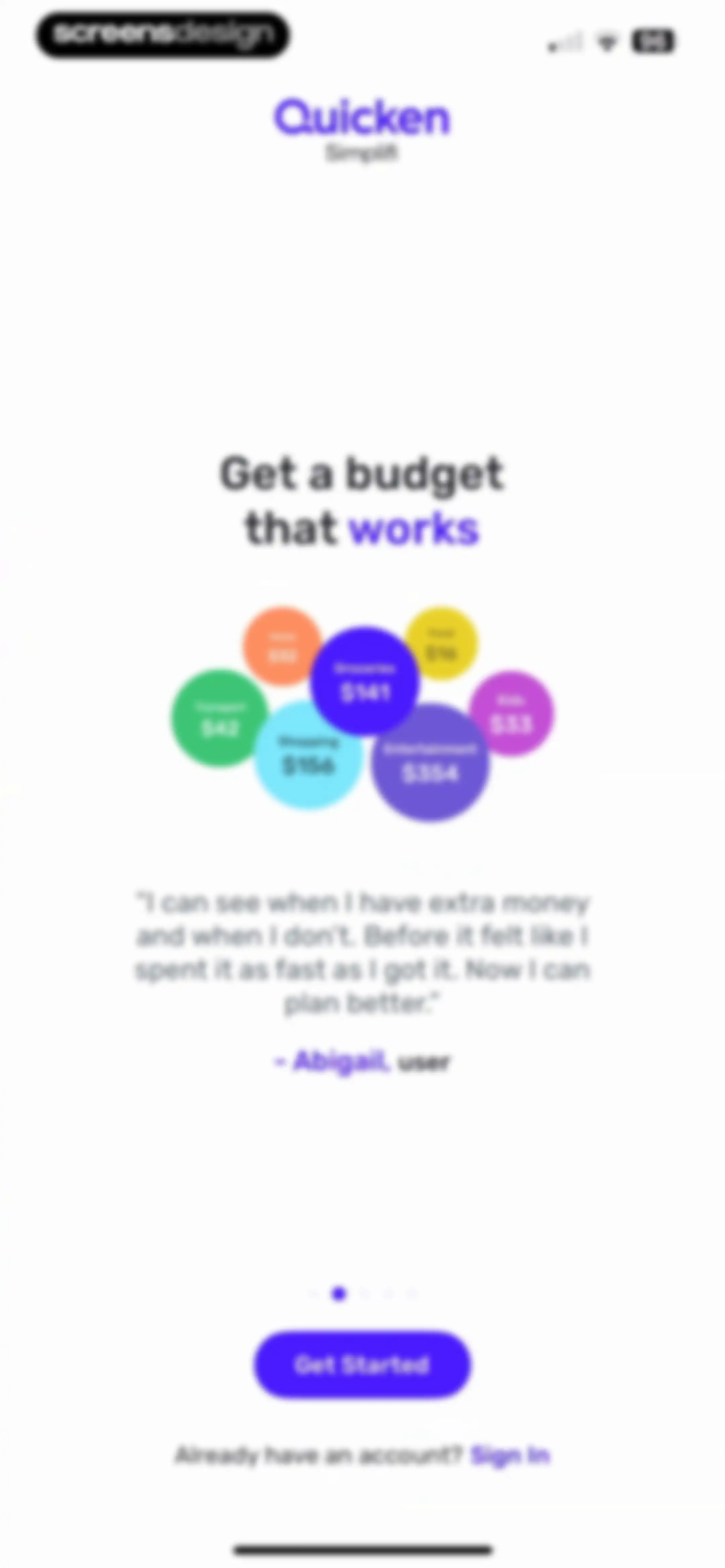 Quicken: Intelligent Money screen 4