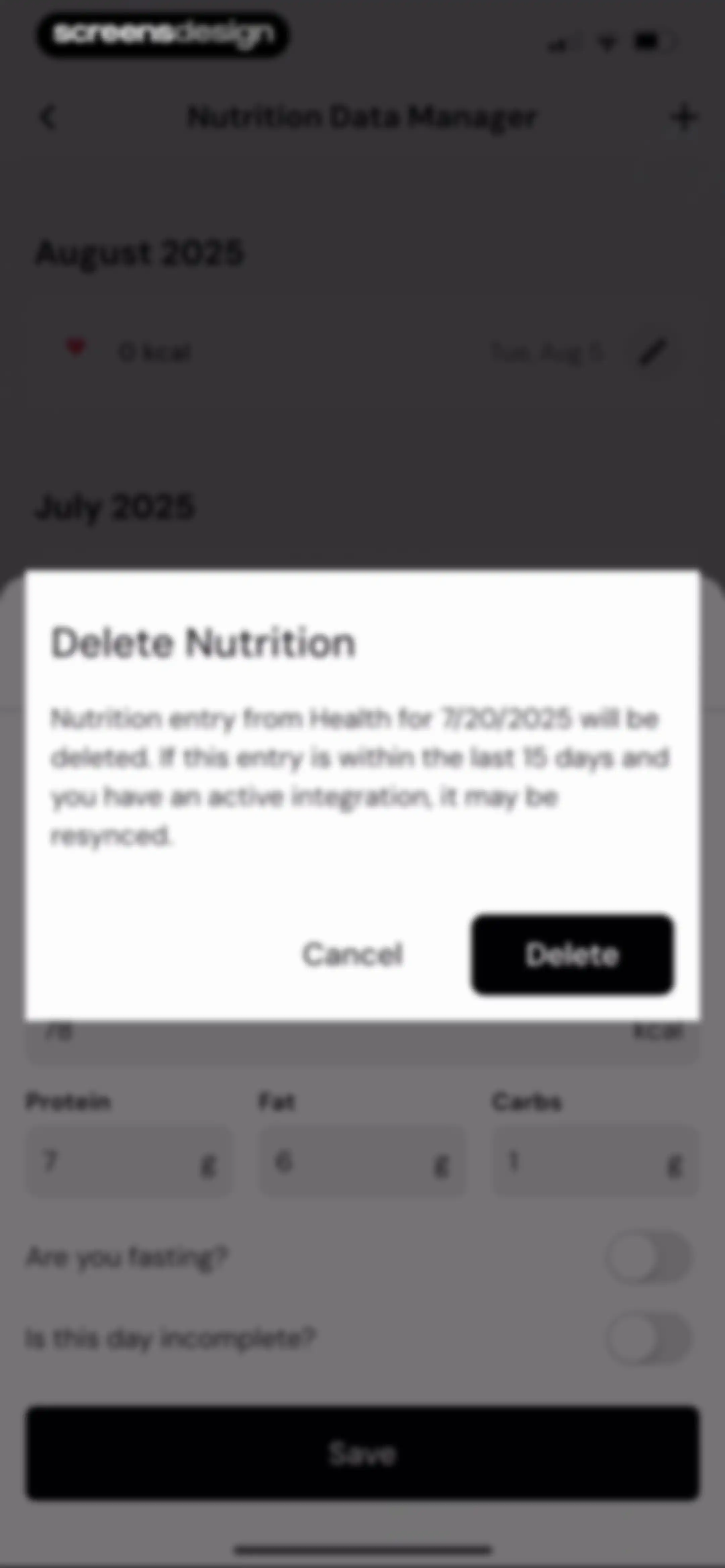 MacroFactor - Macro Tracker screen 99