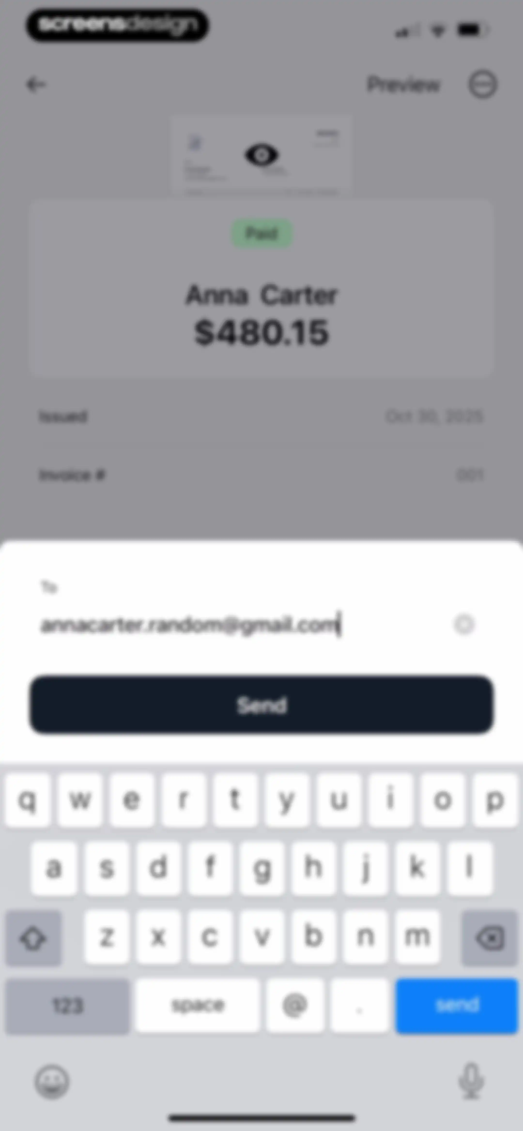 Invoice Maker ▸ Estimate App screen 34
