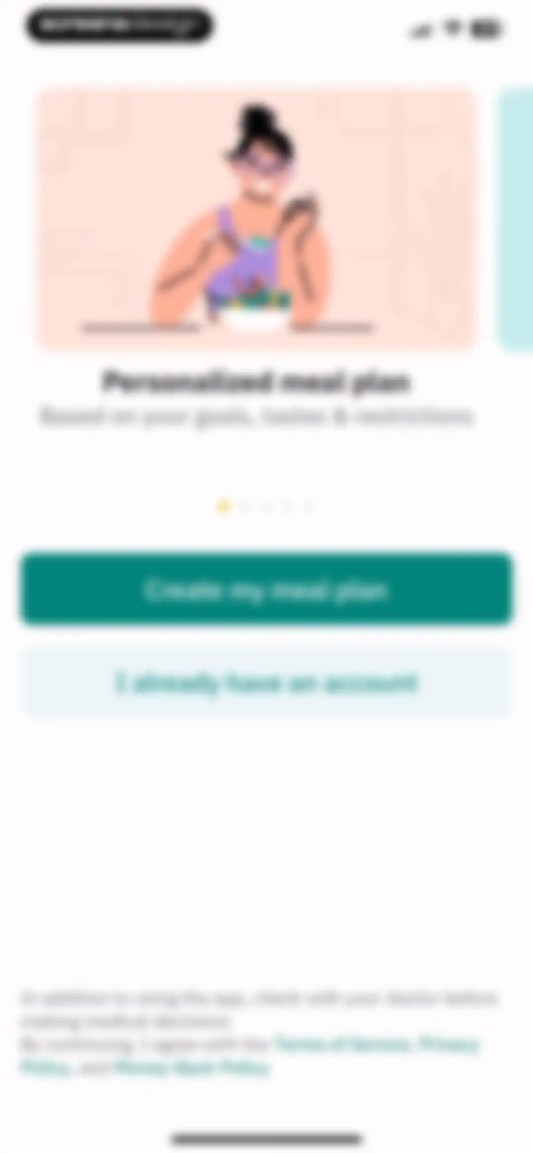 Unimeal: Fasting and Diet screen 3