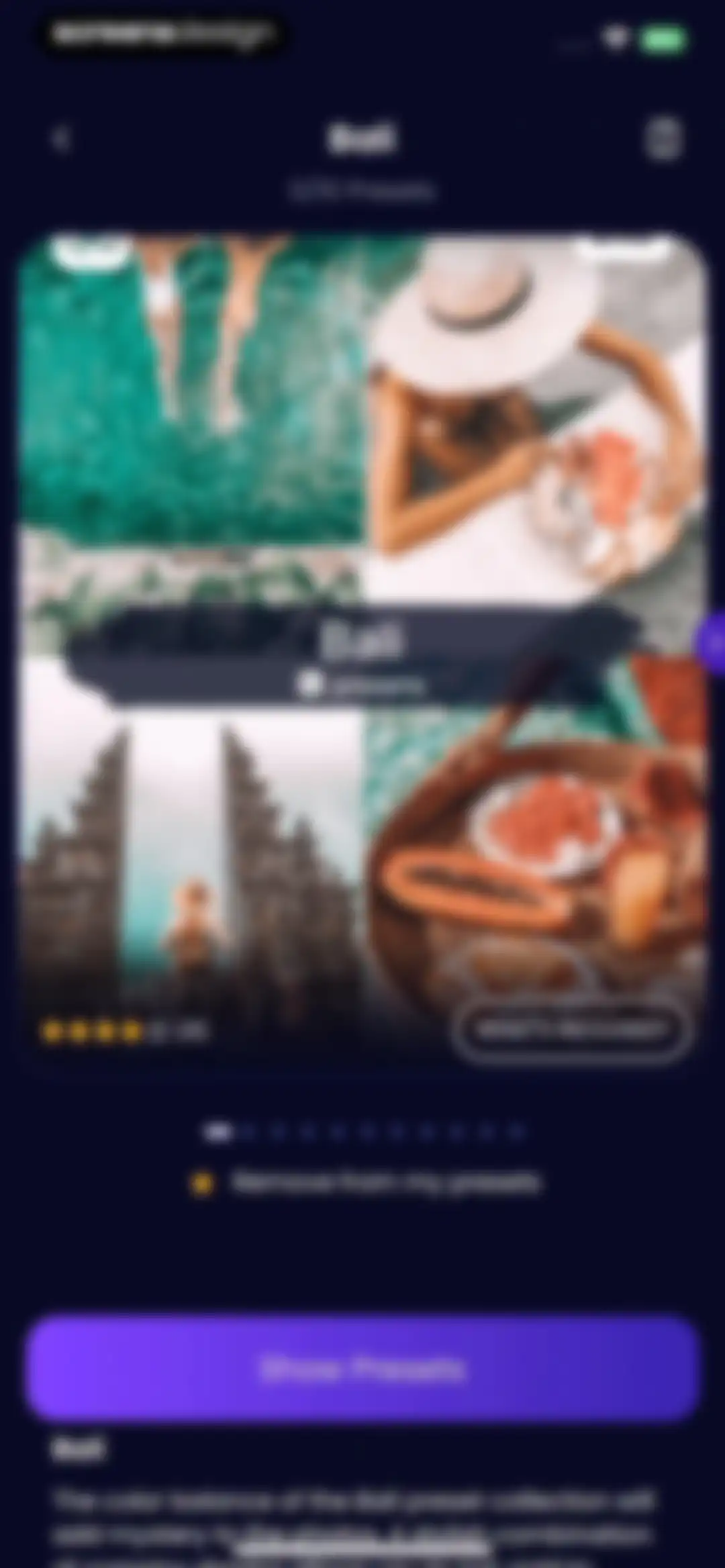 Presets for Lightroom: Filters screen 19
