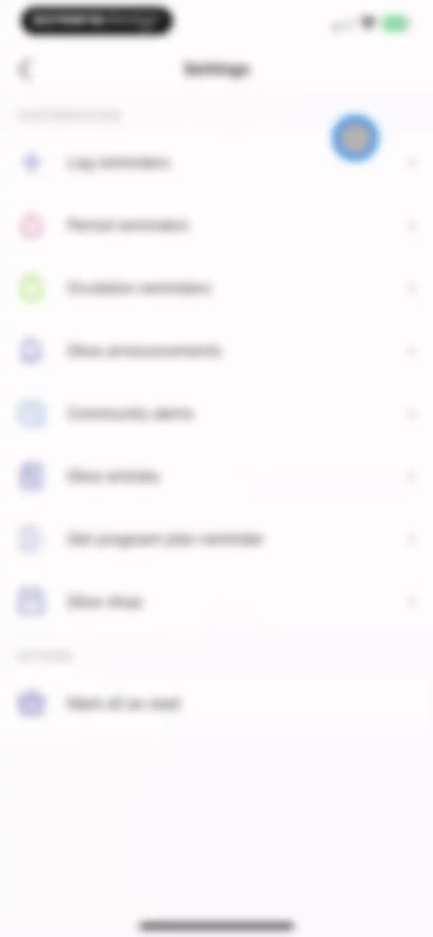Glow Ovulation & Period App screen 88