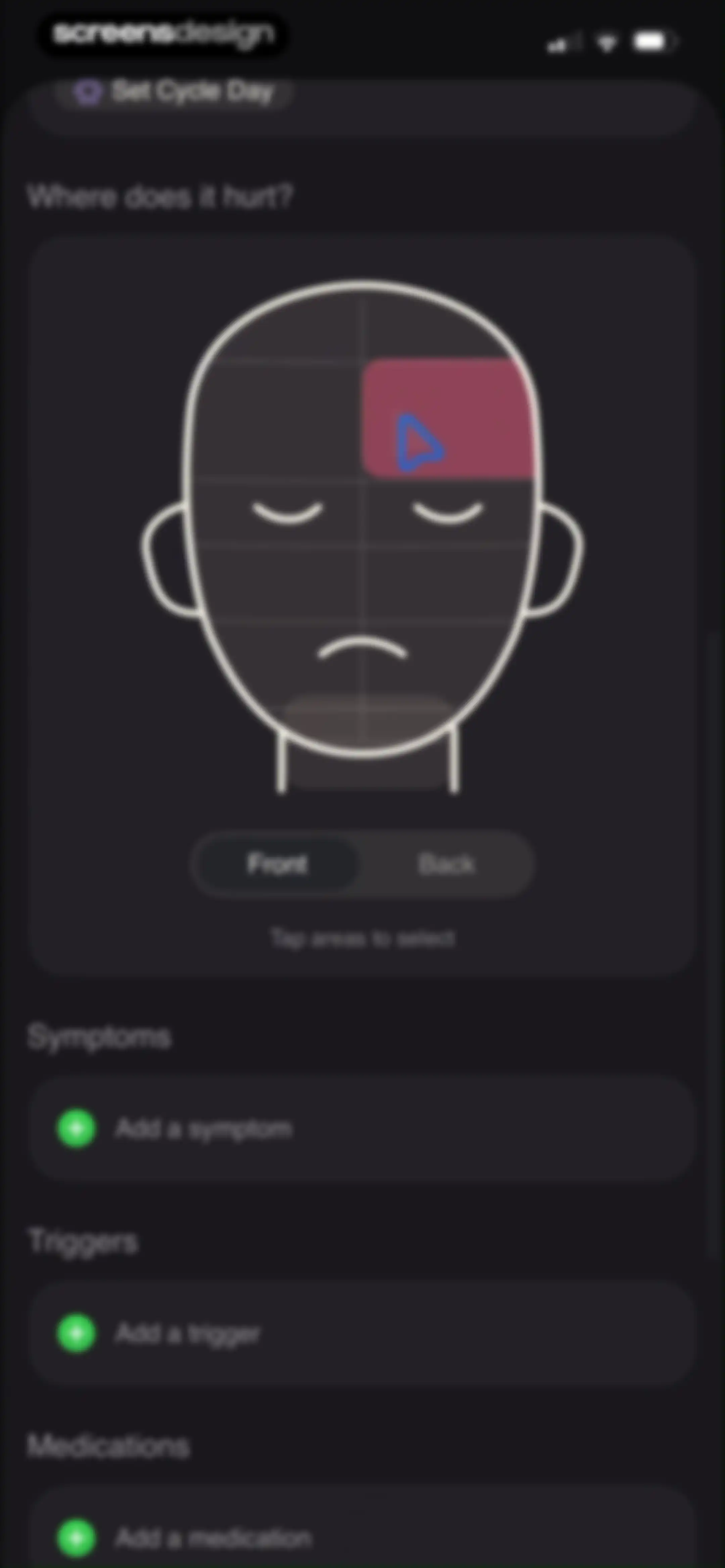 Relief - Migraine Tracker screen 49