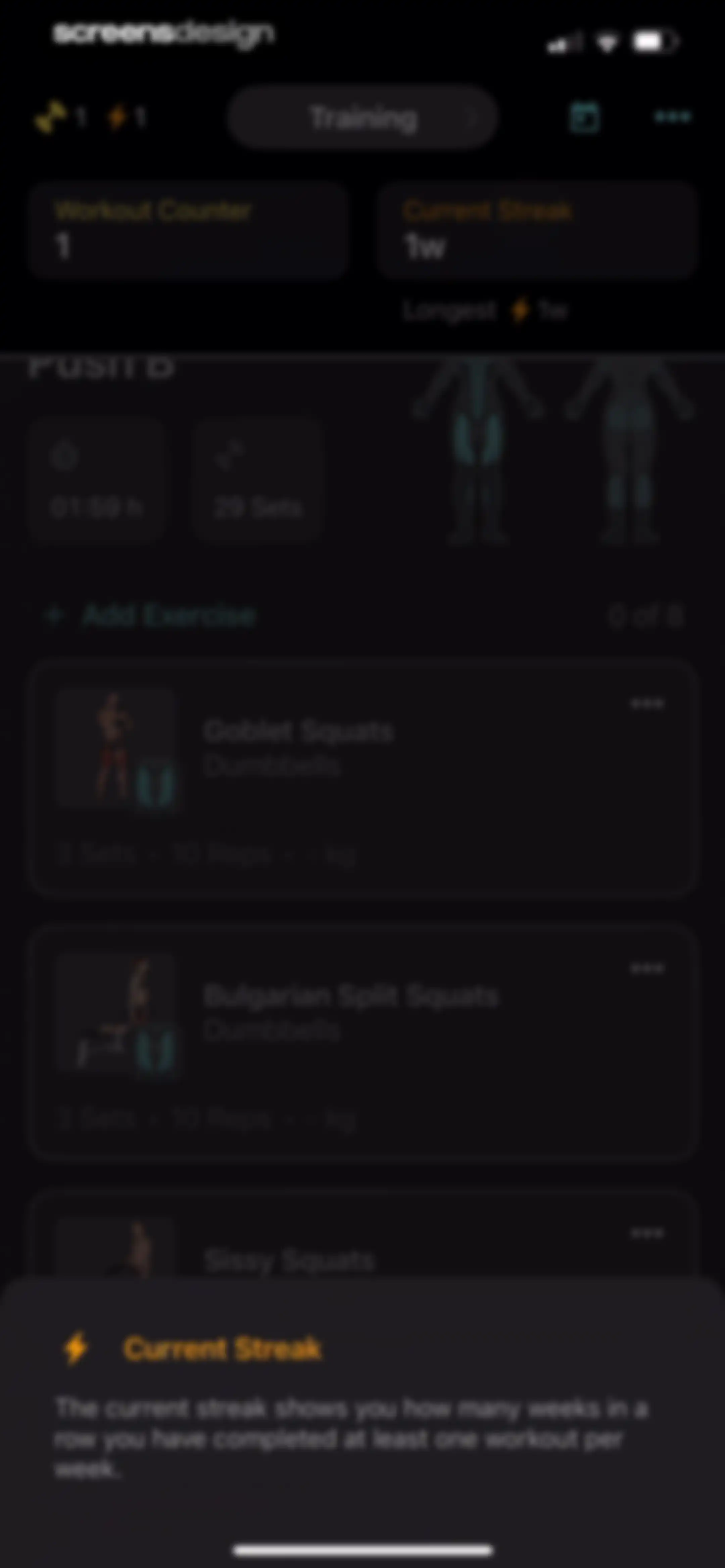 MyFitCoach - Workout Planner screen 106