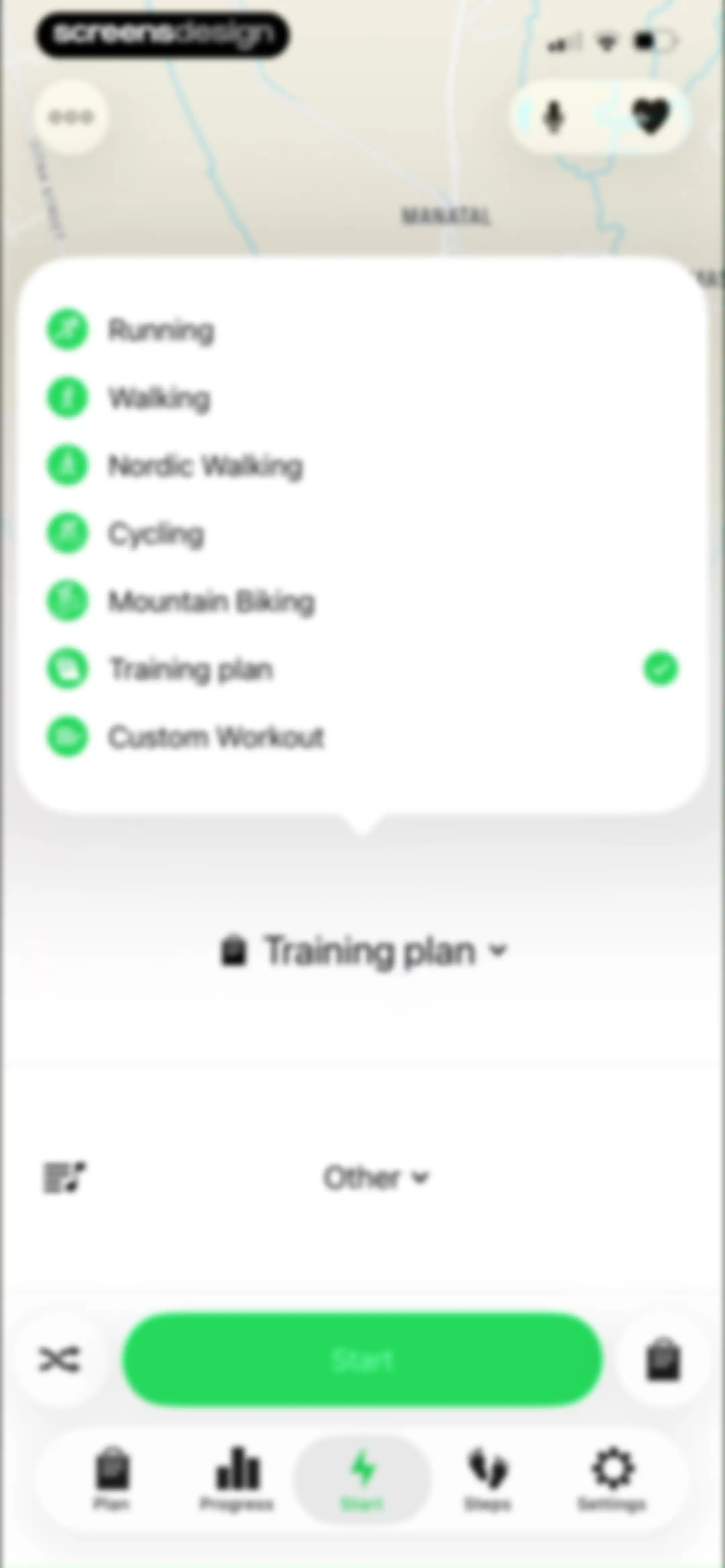 Running Walking Tracker Goals screen 65