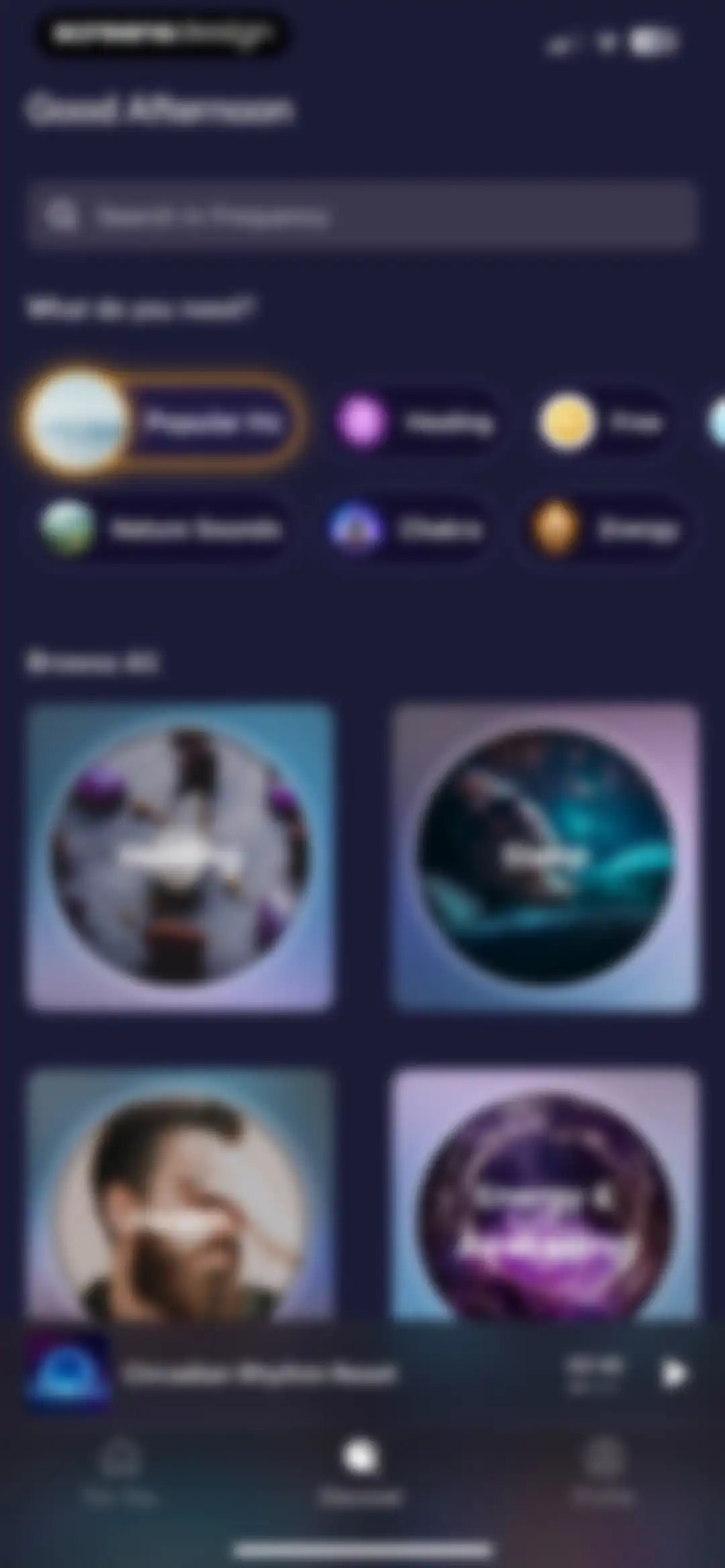 Frequency: Healing Sounds screen 32