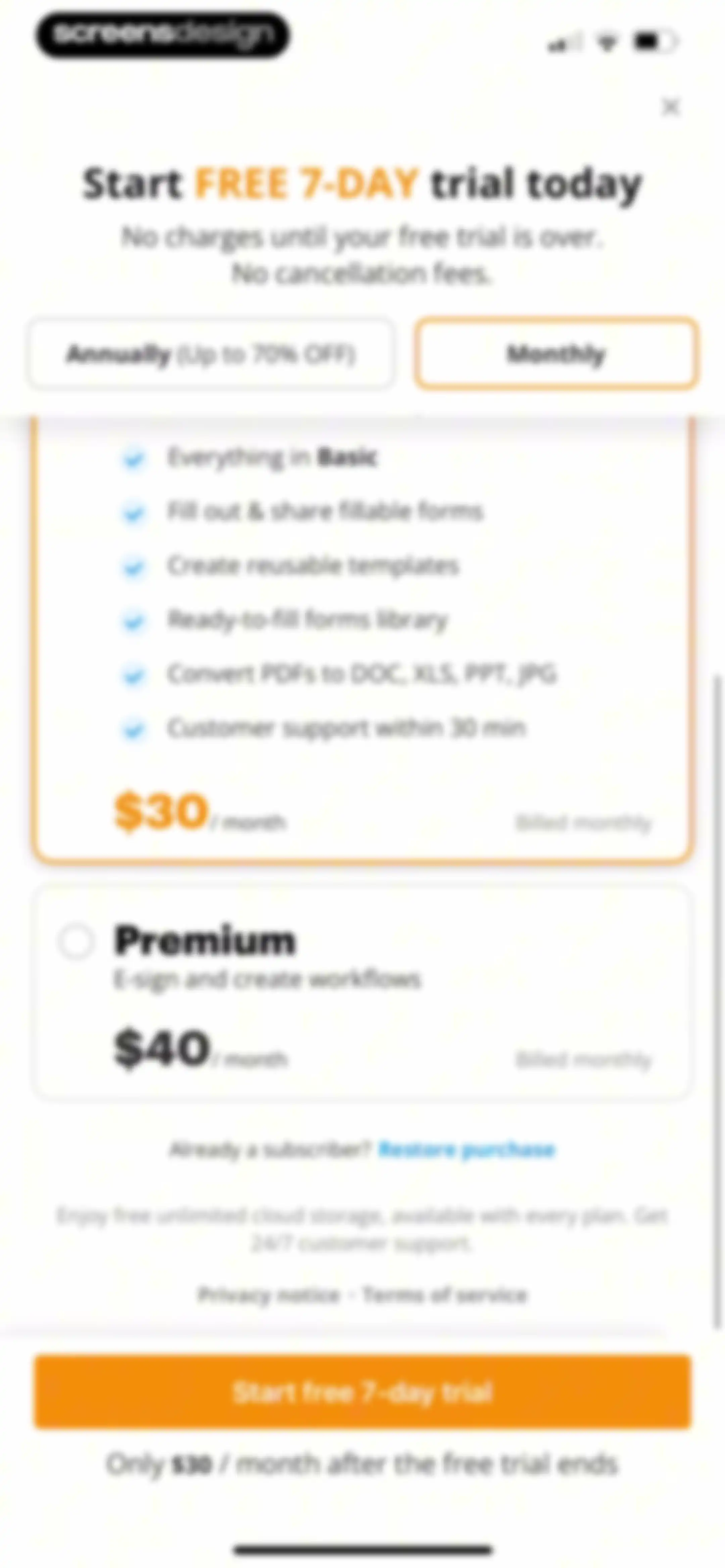 pdfFiller: edit PDF documents screen 16
