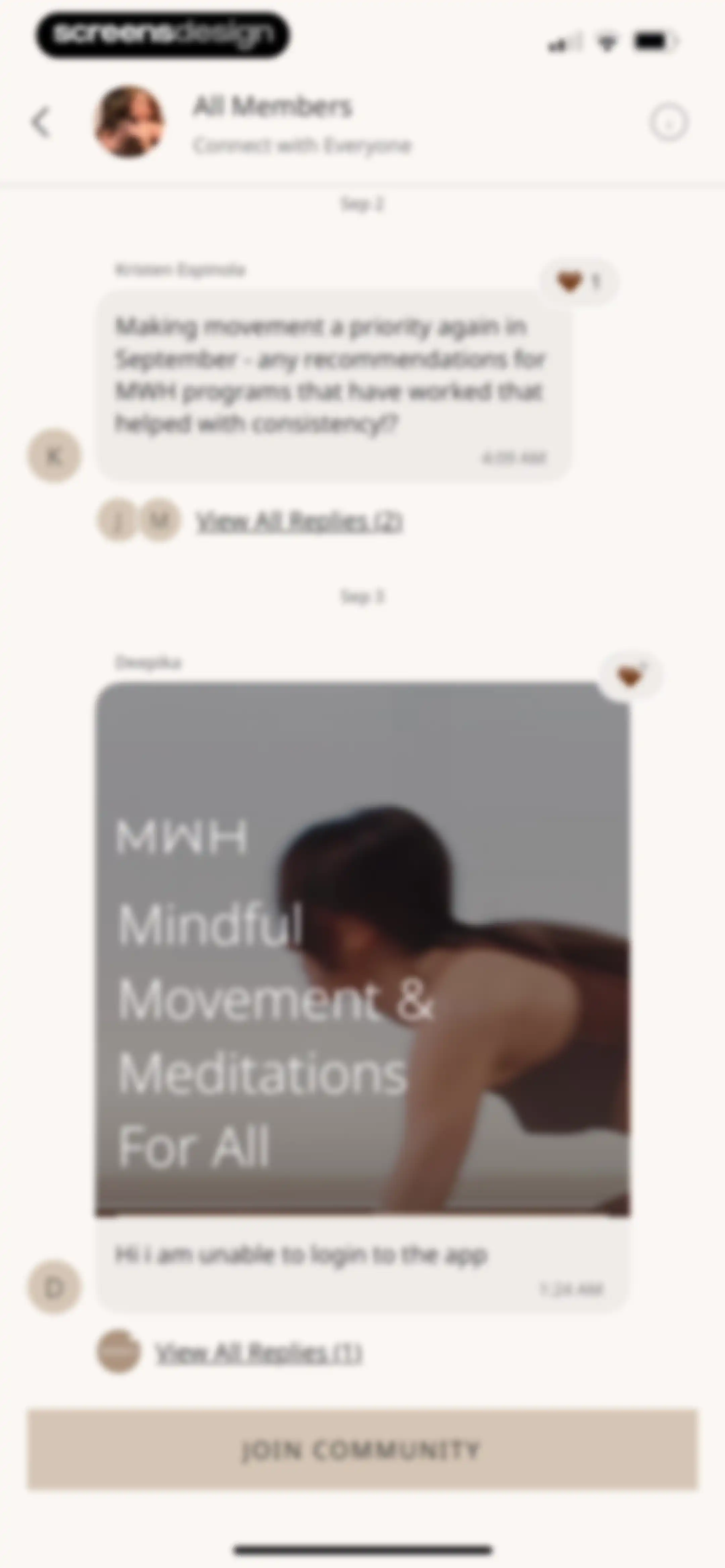 MWH: Fitness + Wellness screen 50