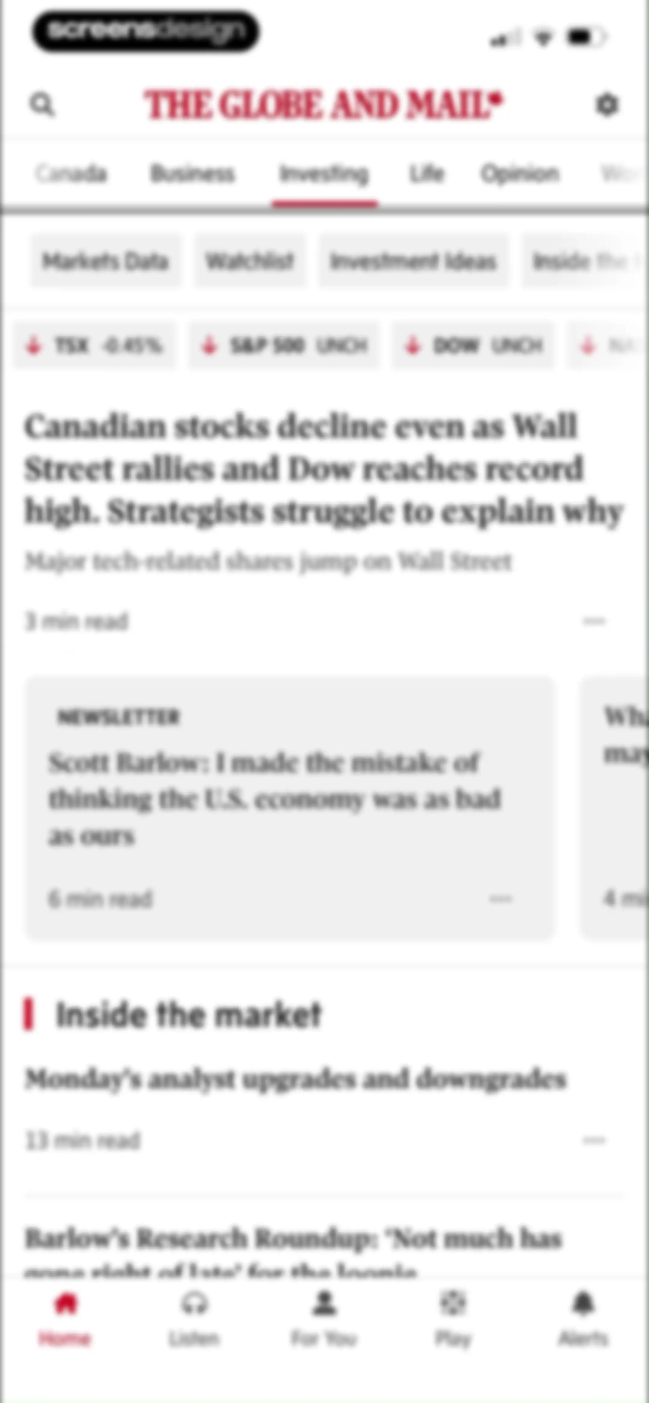 The Globe and Mail screen 37
