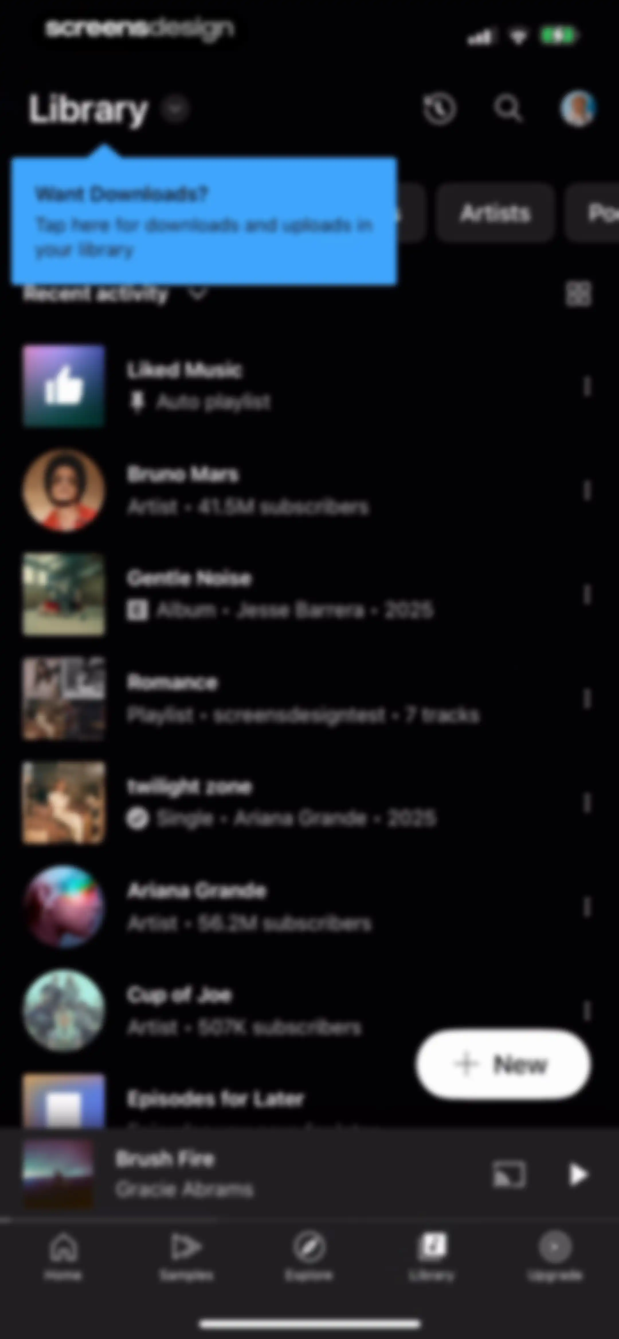 YouTube Music screen 141