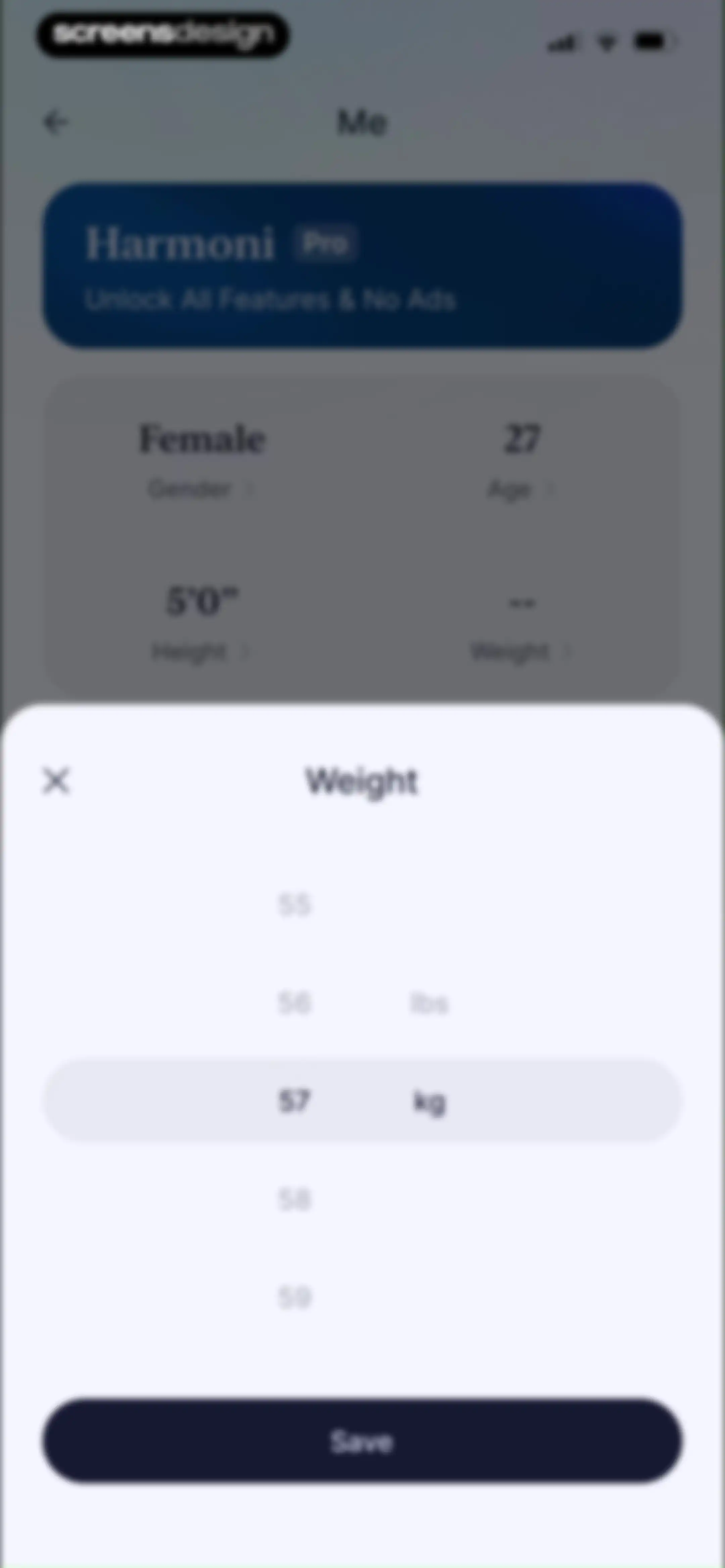 Harmoni - Health & Sleep screen 129