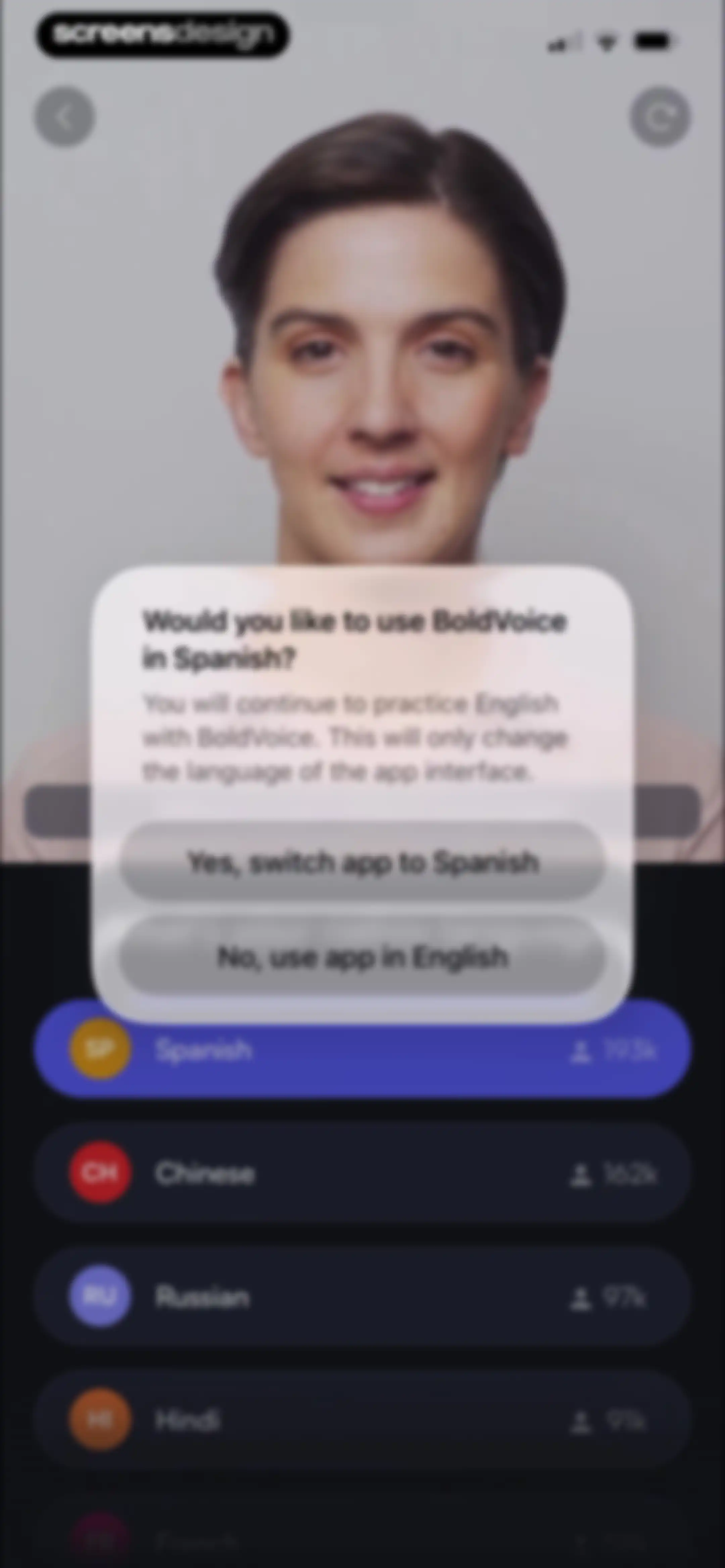 BoldVoice: Accent Training screen 9