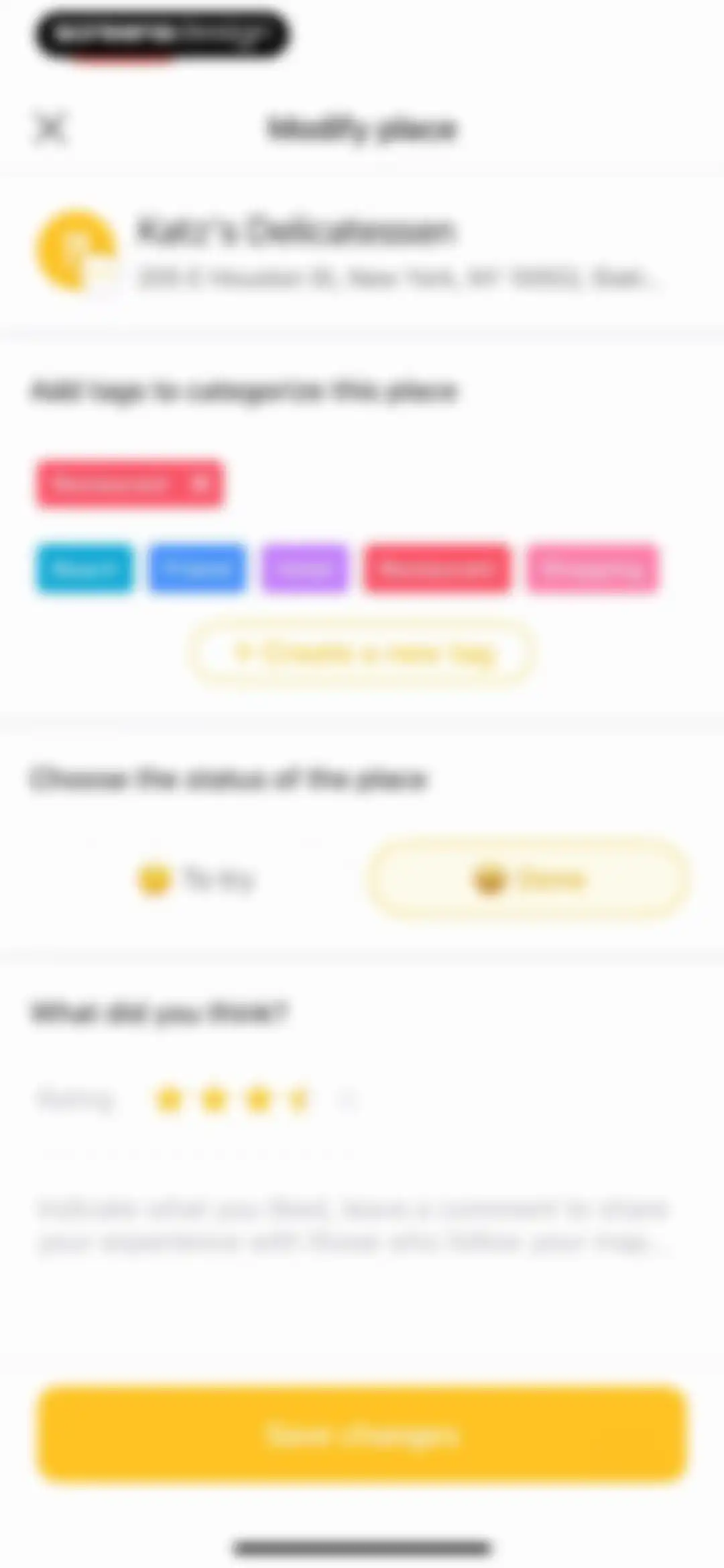 Mapstr – Save & Follow Places screen 55