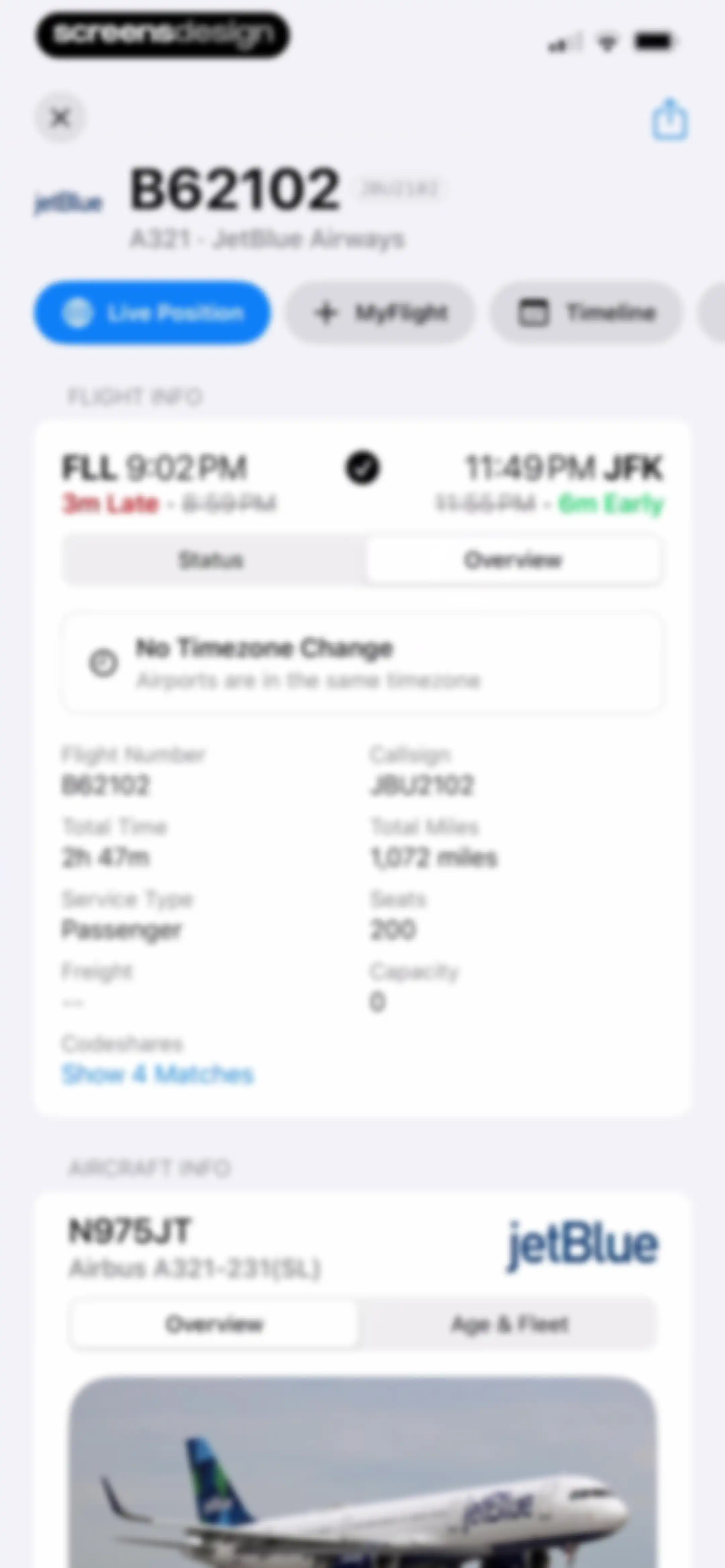 Plane Finder ⁃ Flight Tracker screen 54