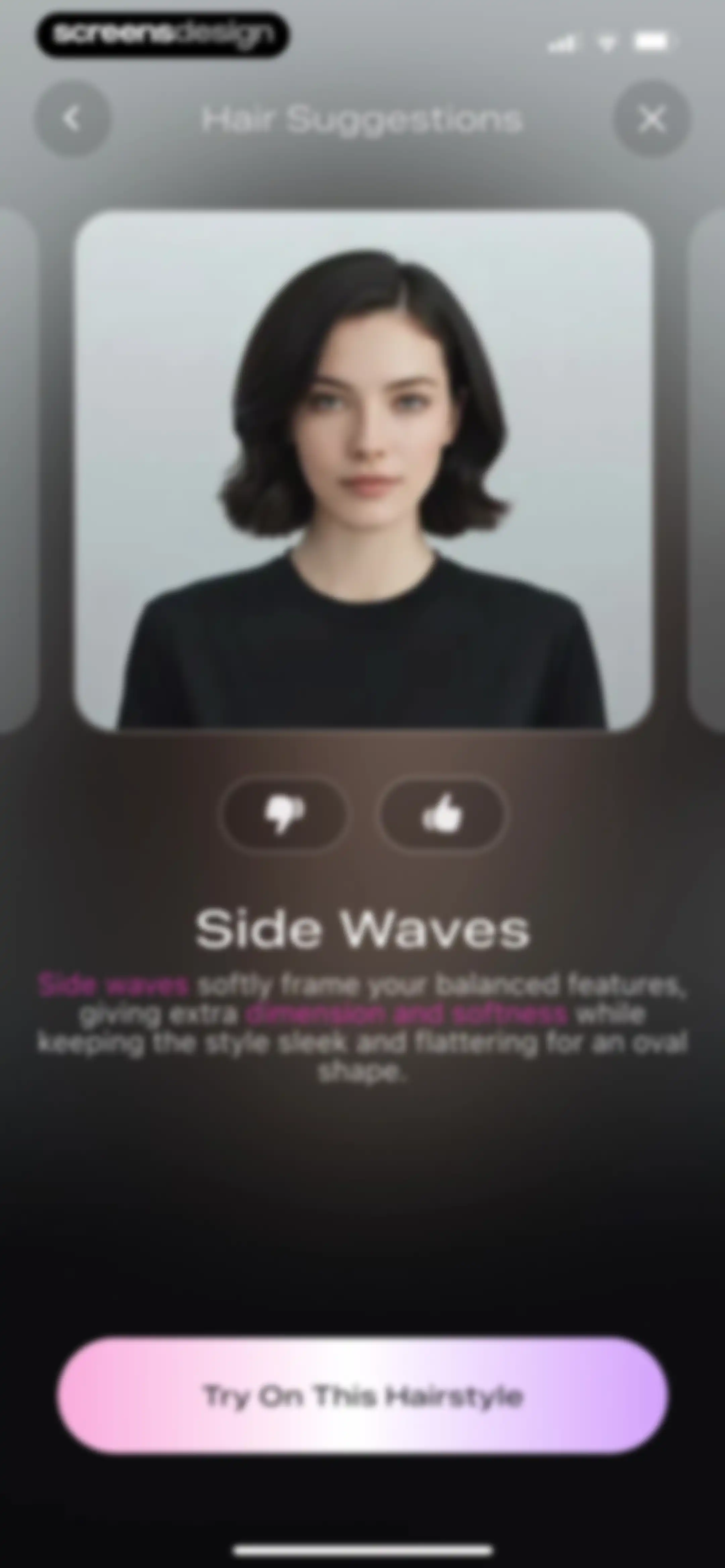 Beautify - Hairstyle Try On screen 55