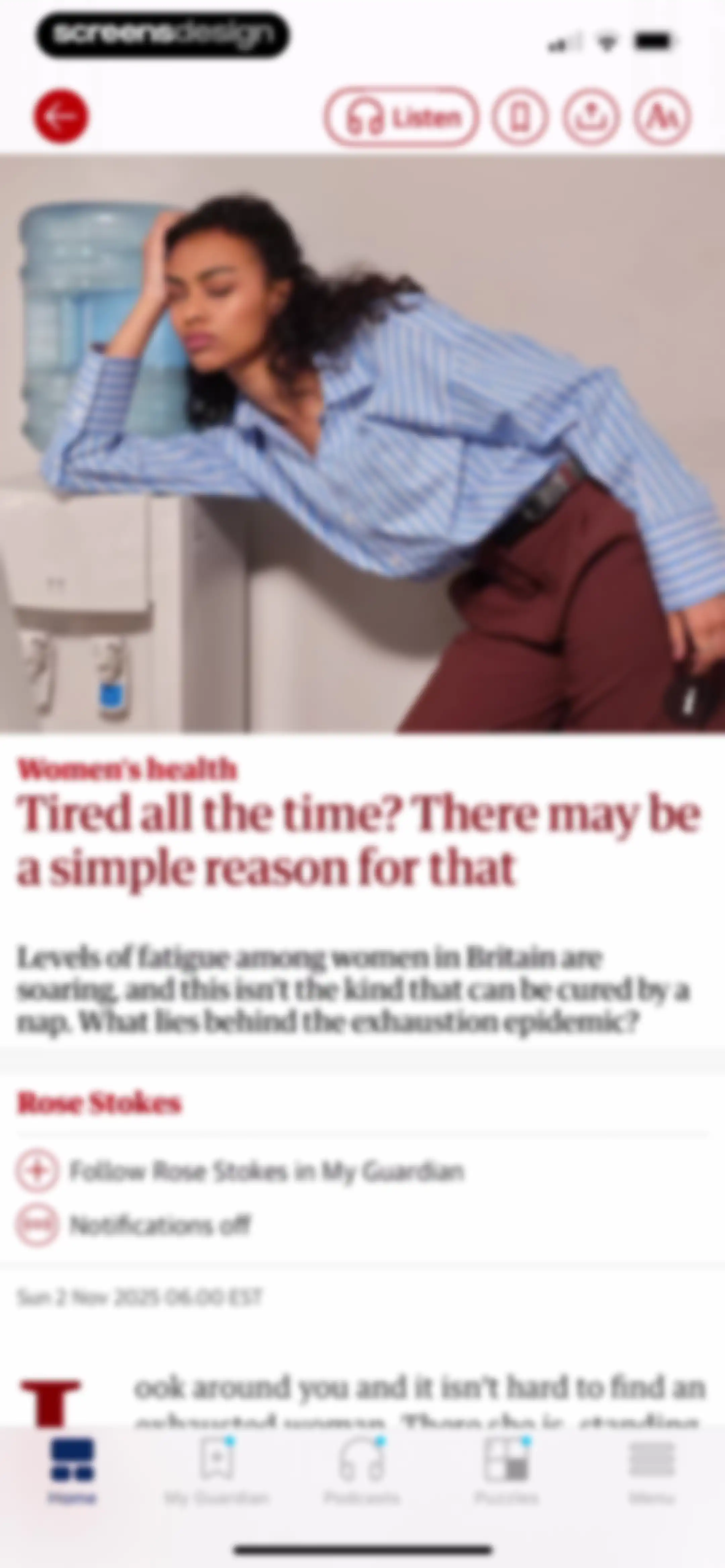 The Guardian - US & World News screen 11