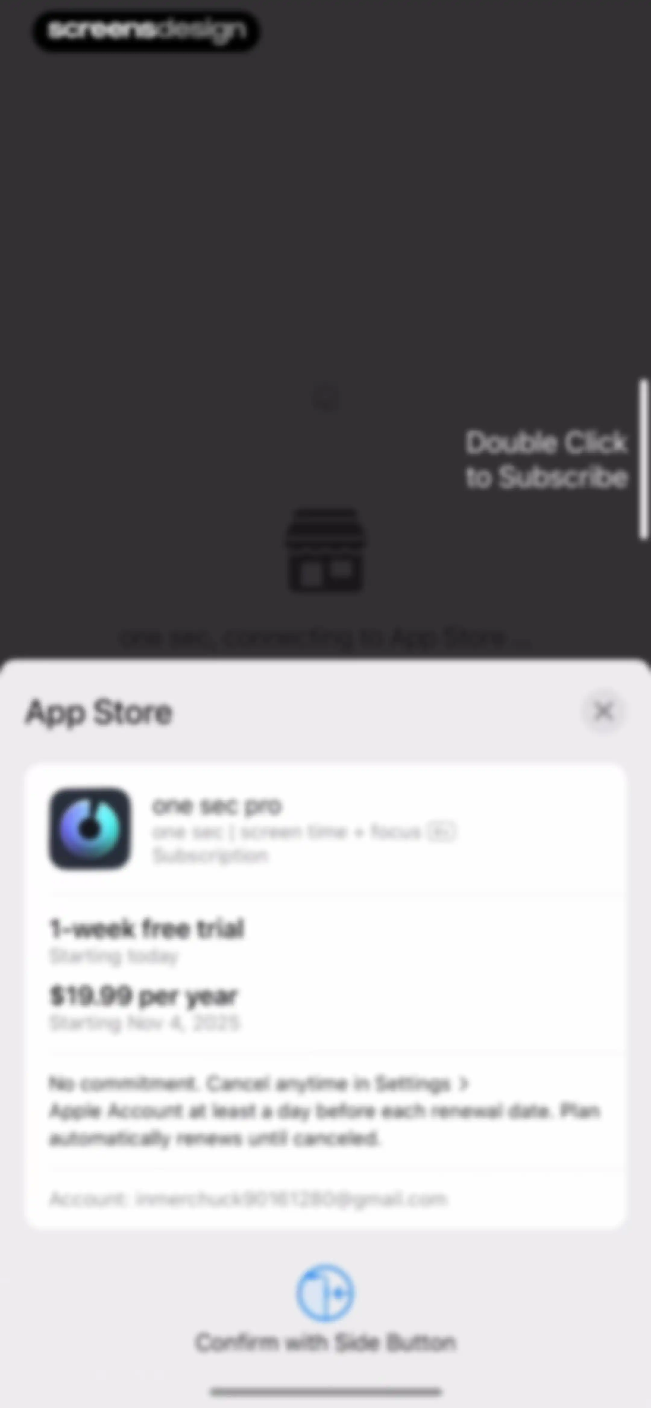 one sec | screen time + focus screen 18