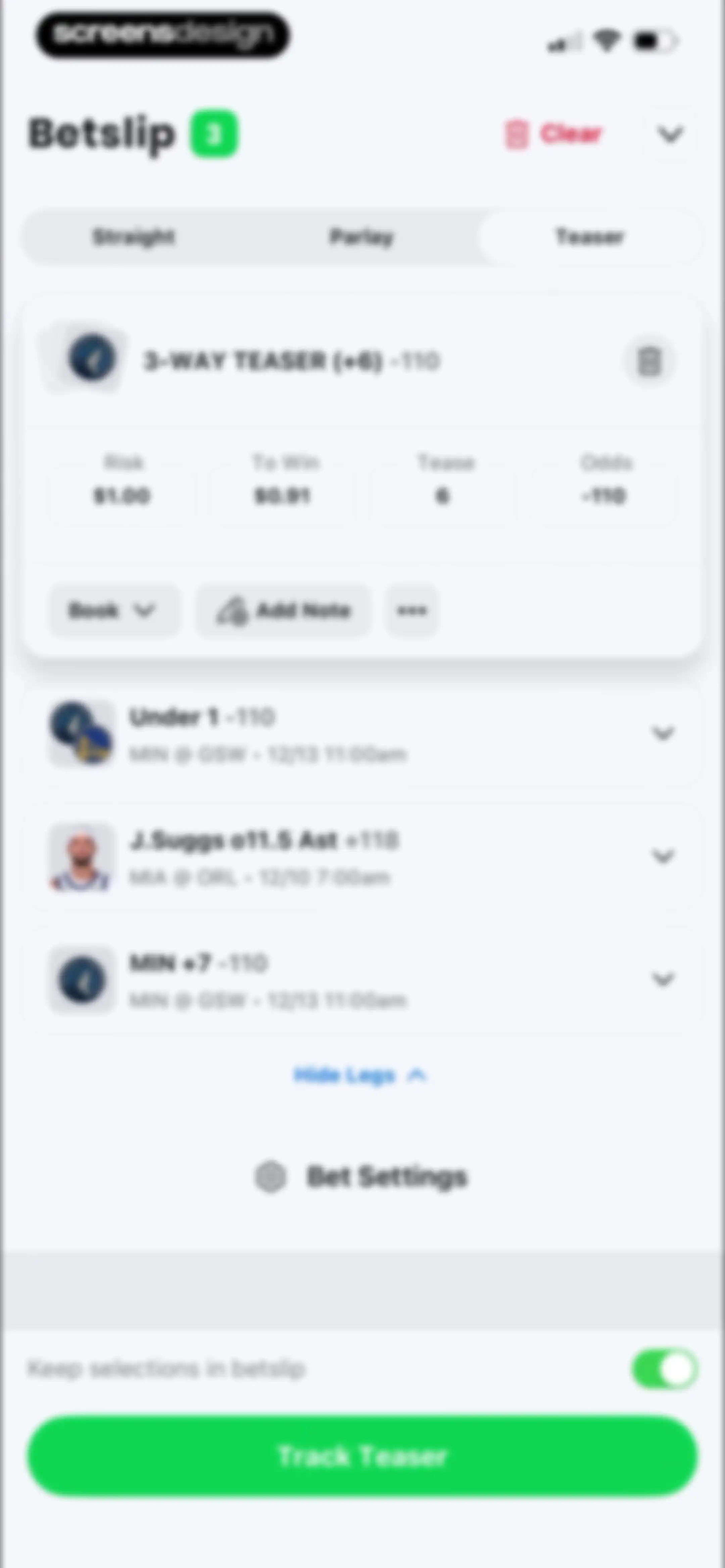Action Network: Sports Betting screen 99