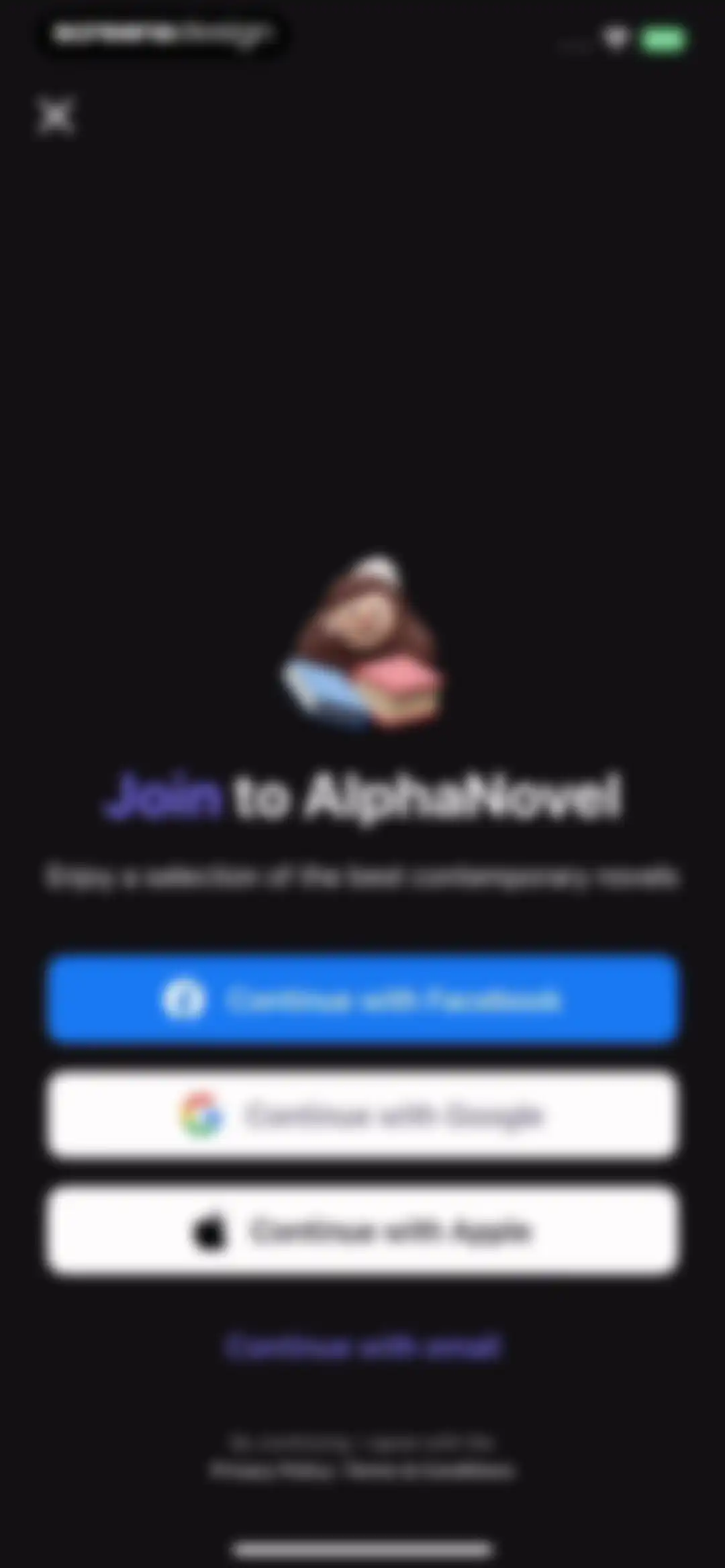 AlphaNovel - Novels & Stories screen 2