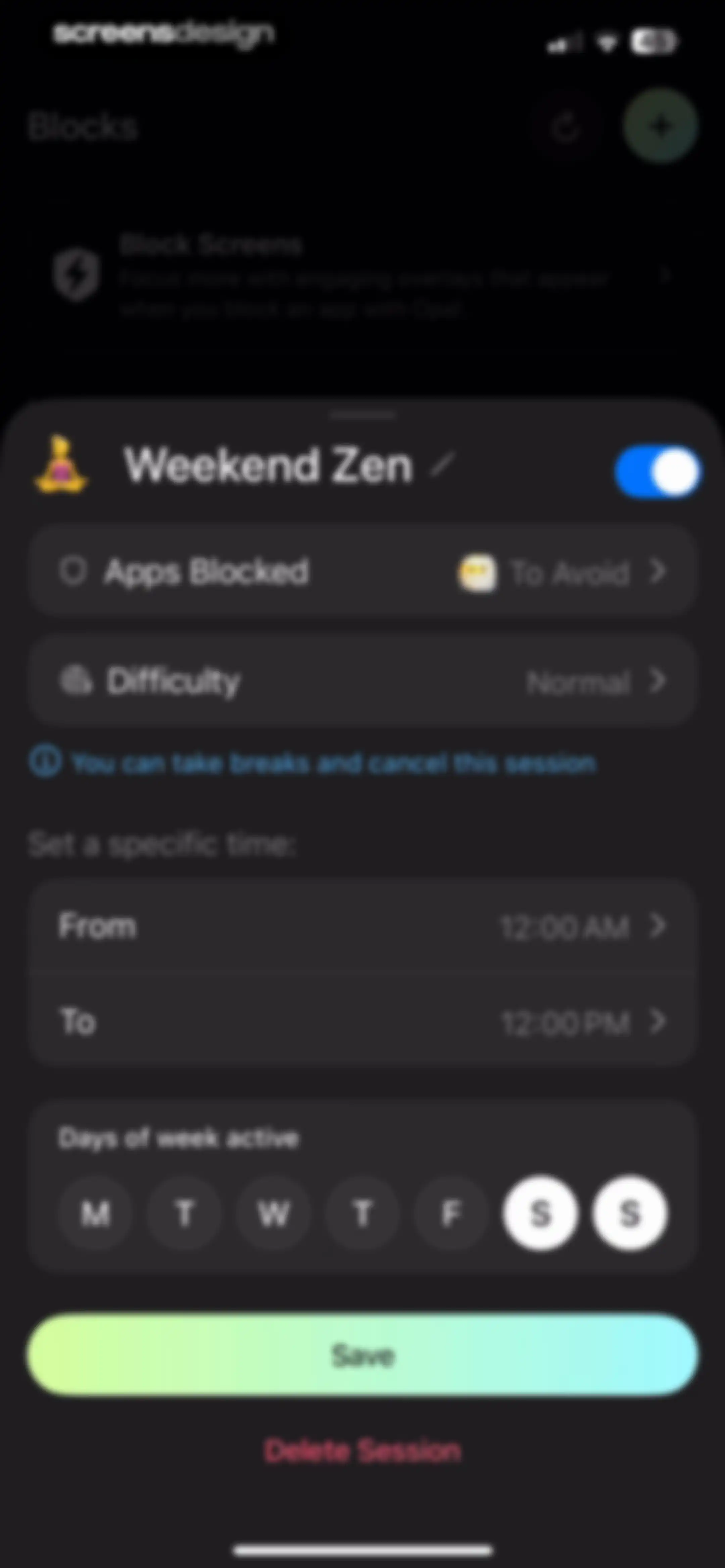 Opal: Screen Time Control screen 103