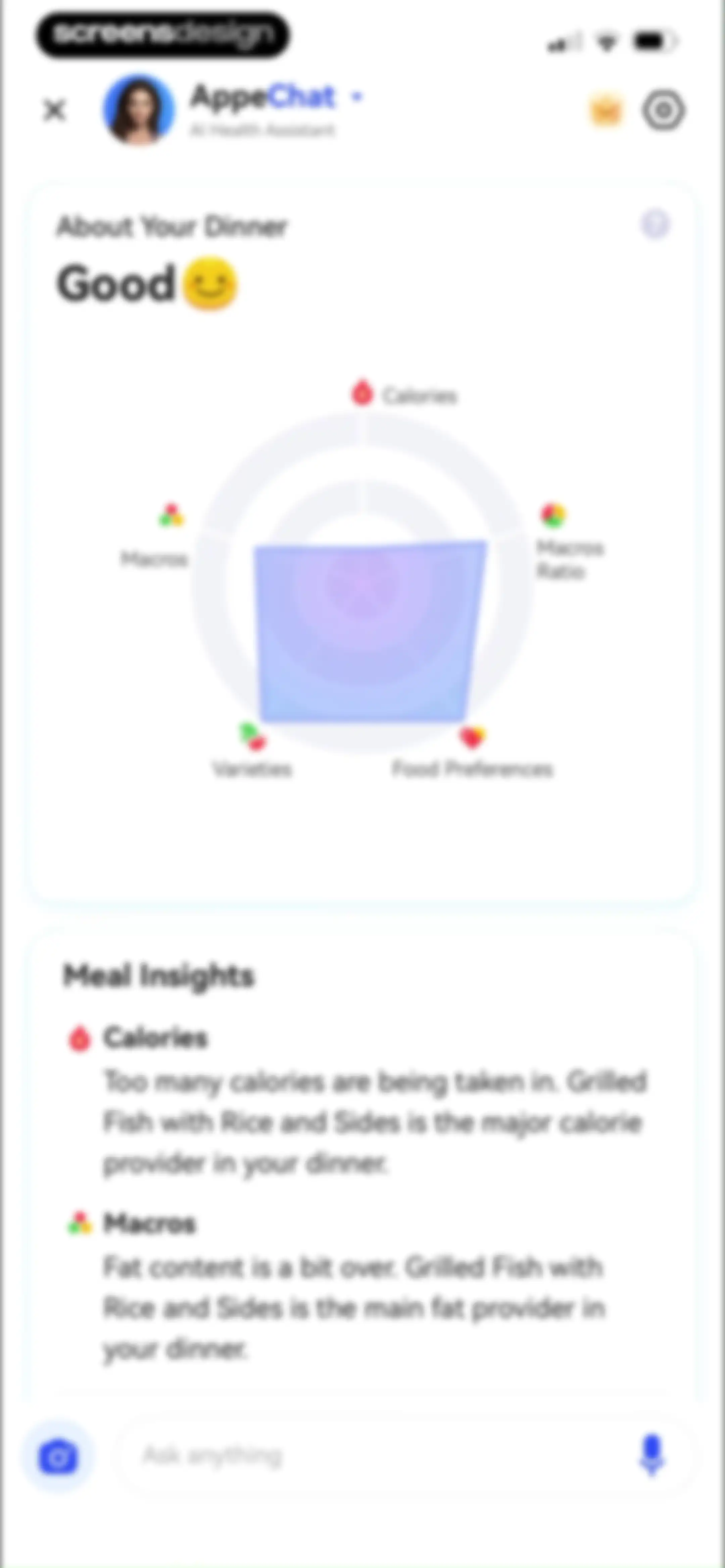 AI Calorie Counter - Appediet screen 123
