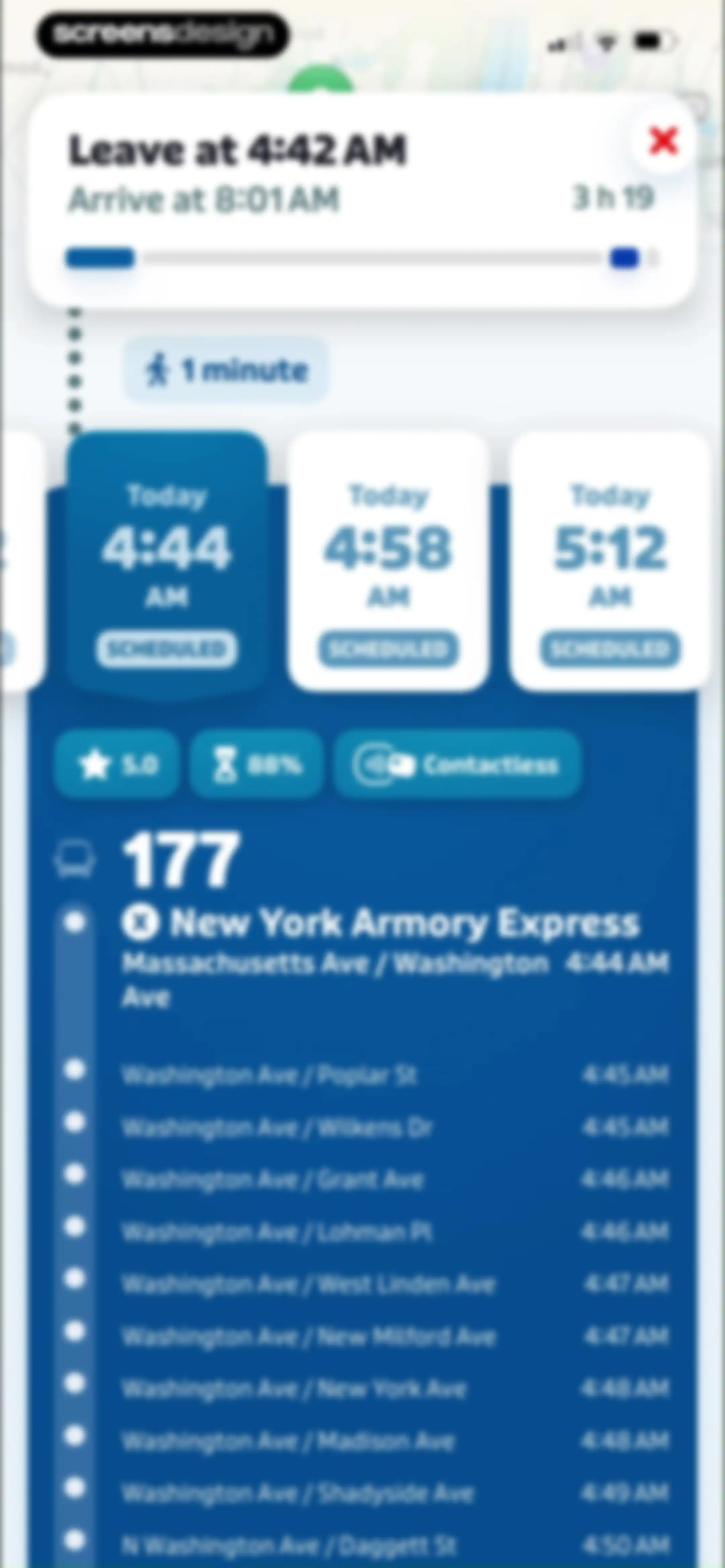 Transit • Subway & Bus Times screen 23