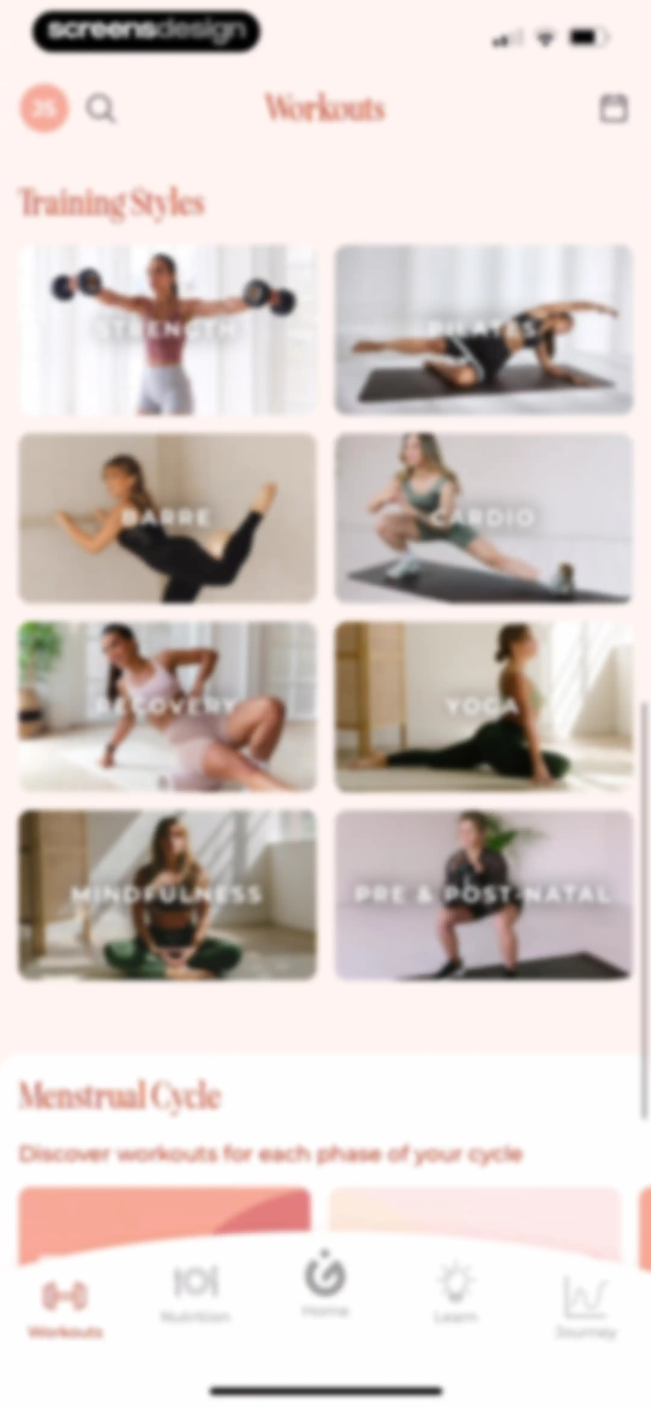 WeGLOW: Home Workout for Women screen 134